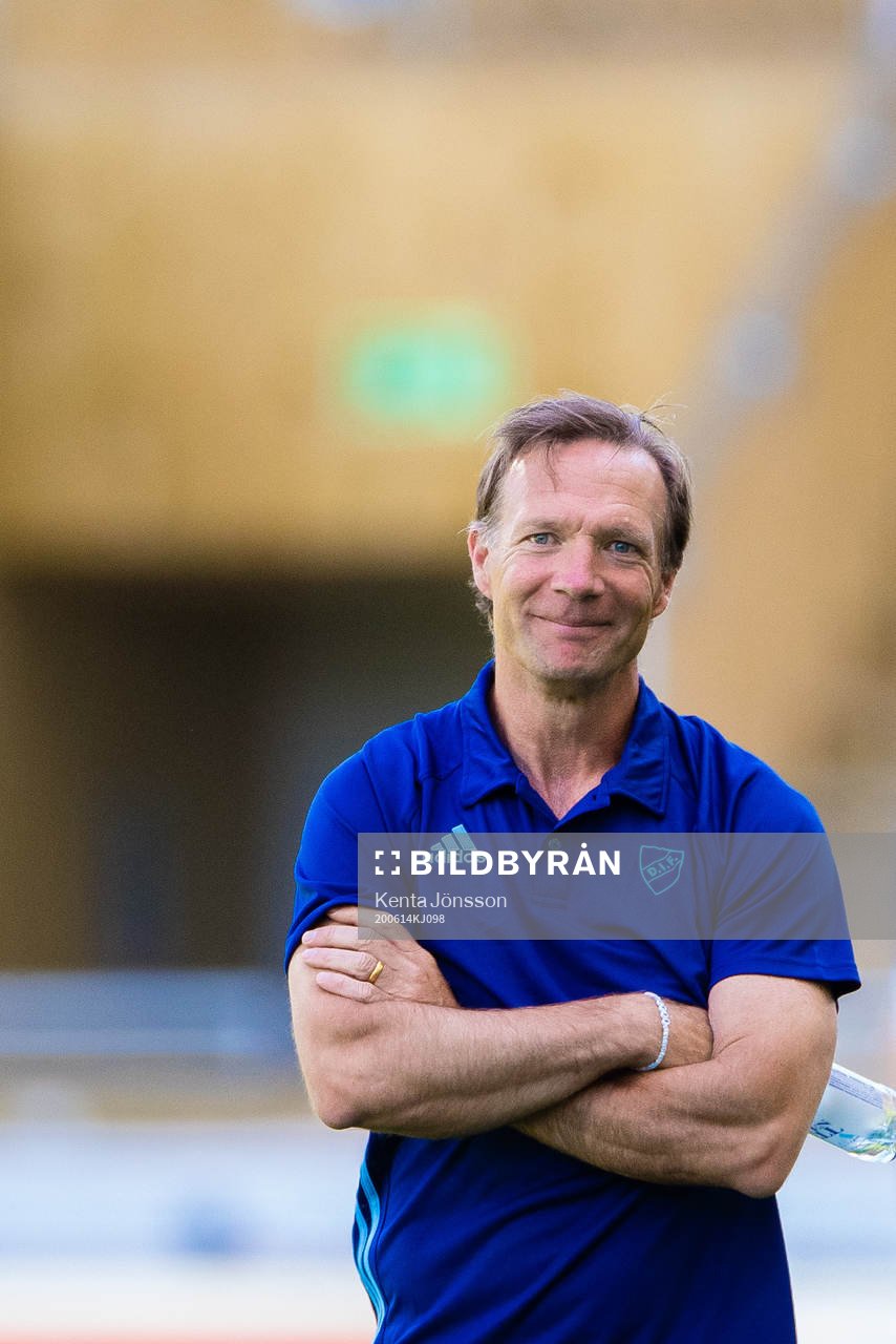 Djurgårdens tränare Kim Bergstrand