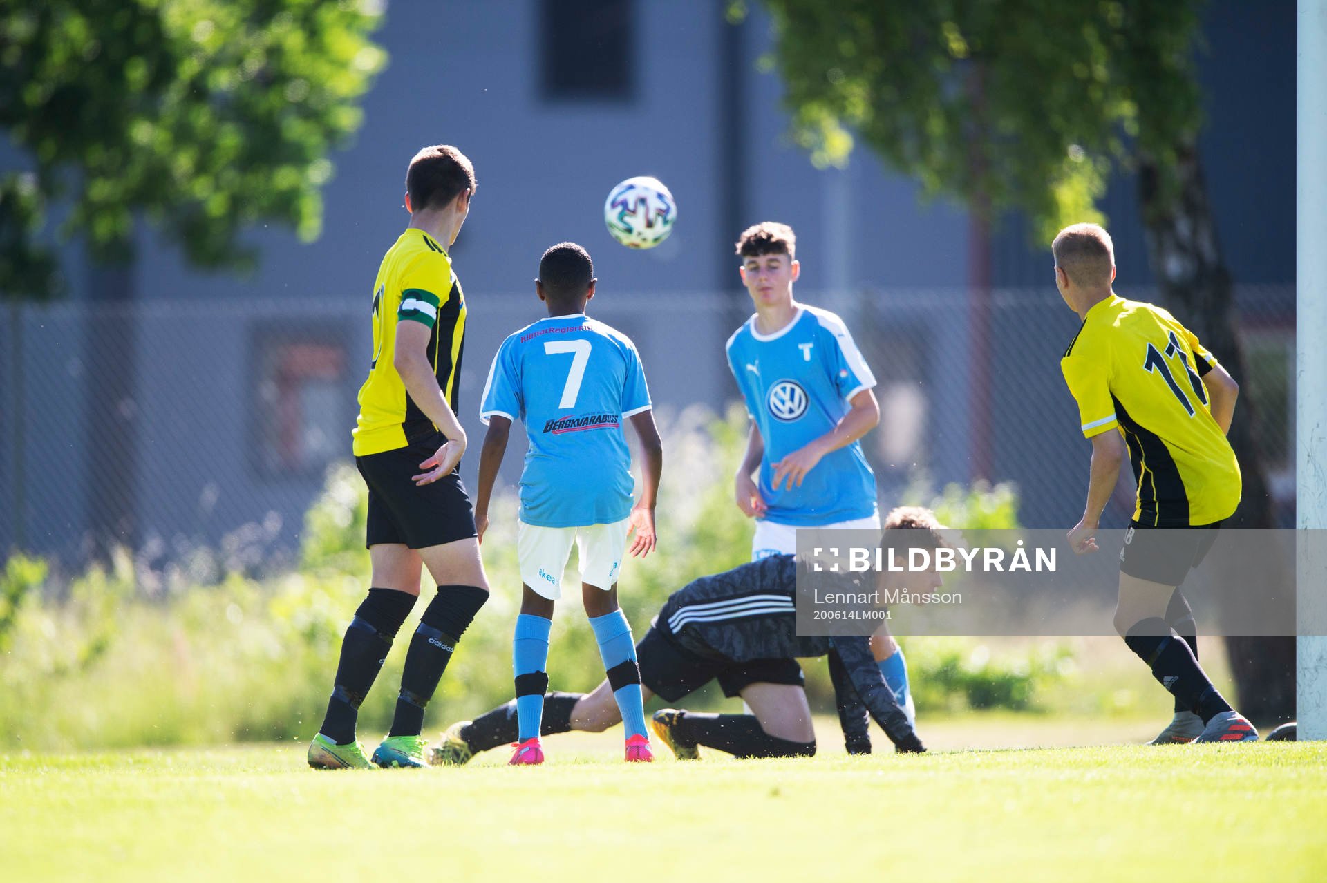 i matchen mellan IFK Hässleholm och Malmö FF pojkar