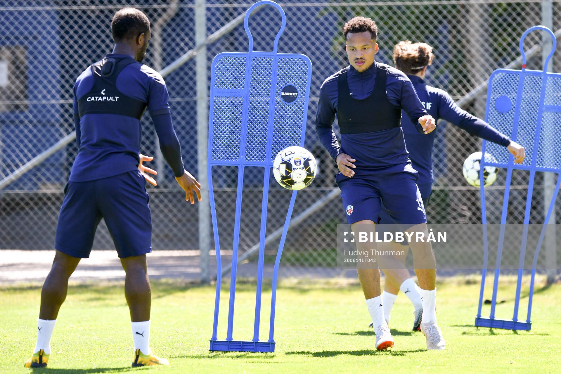 Mohammed Abubakari och Marcus Olsson