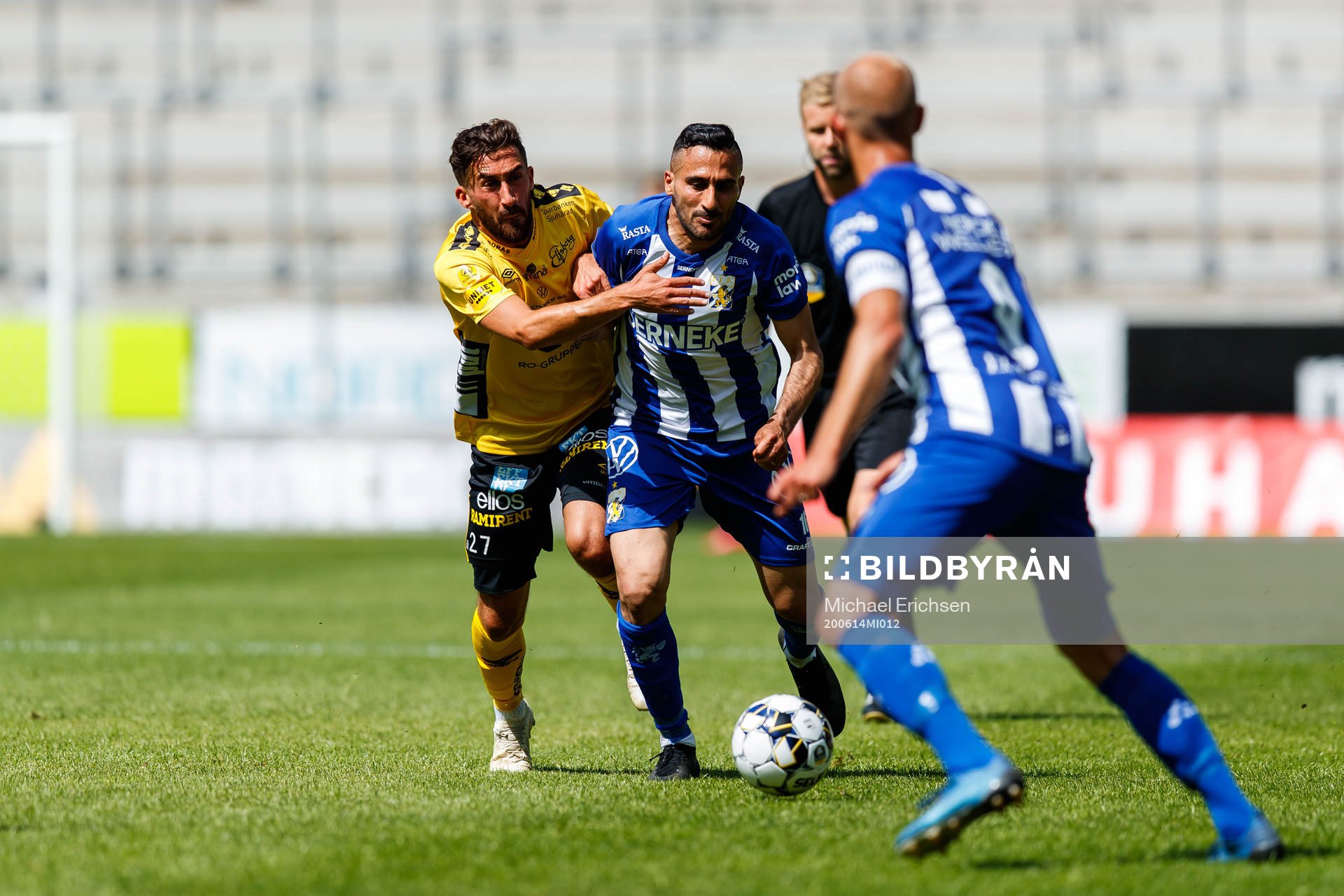 Elfsborgs Frederik Holst och IFK Göteborgs Sargon Abraham