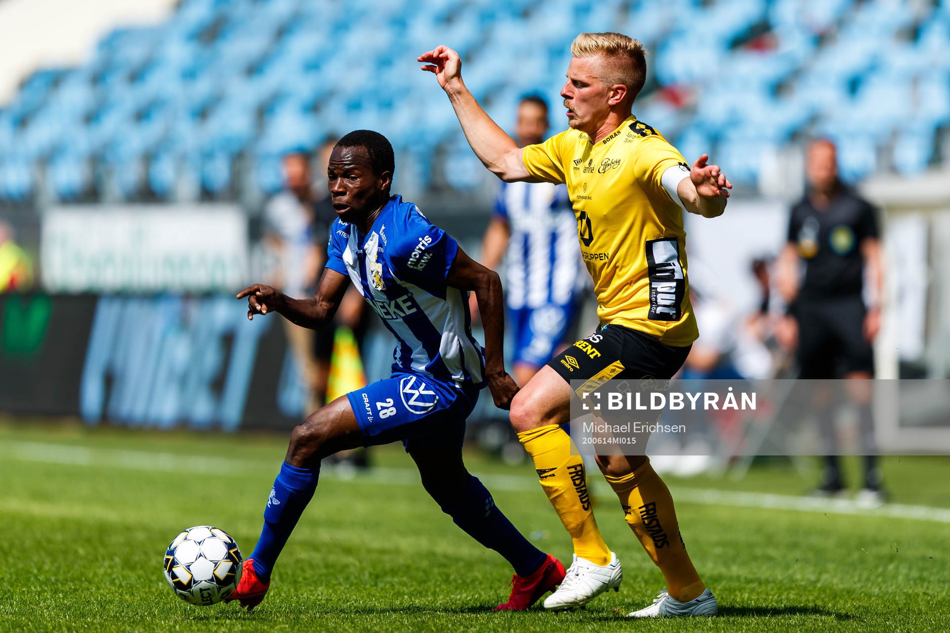 IFK Göteborgs Alhassan Yusuf och Elfsborgs Per Frick