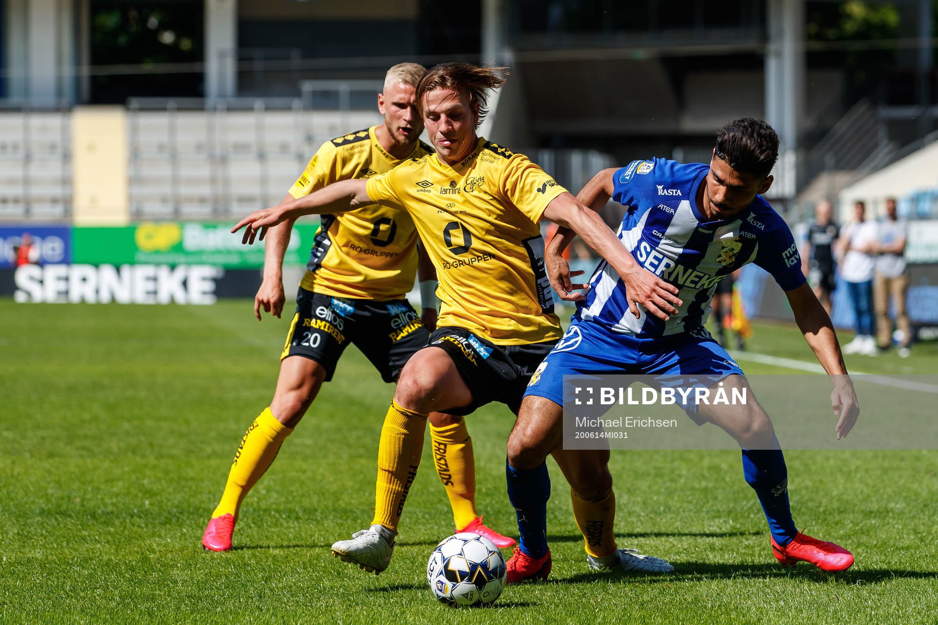 Elfsborgs Simon Olsson och IFK Göteborgs Hosam Aiesh