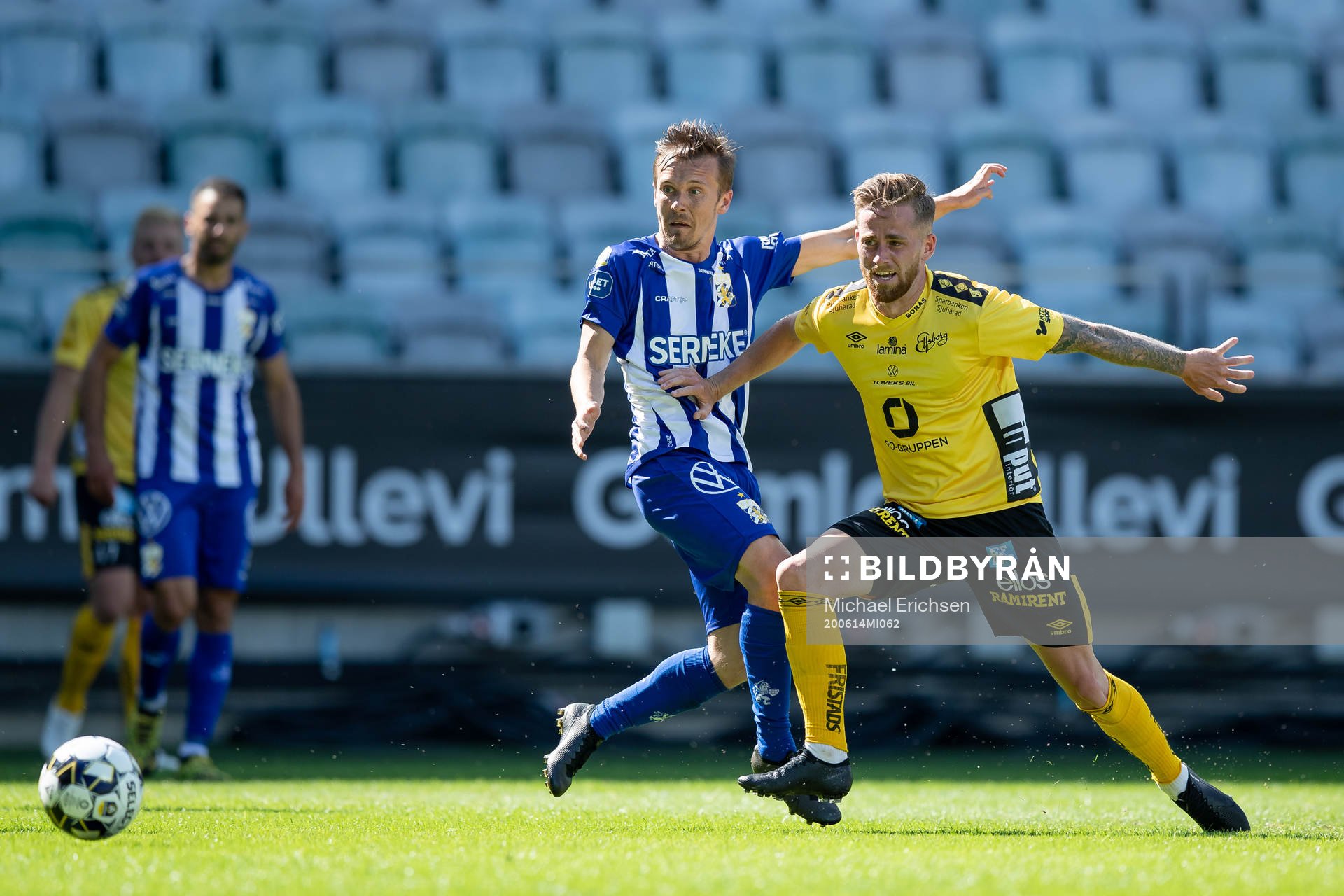 IFK Göteborgs Patrik Karlsson Lagemyr och Elfsborgs