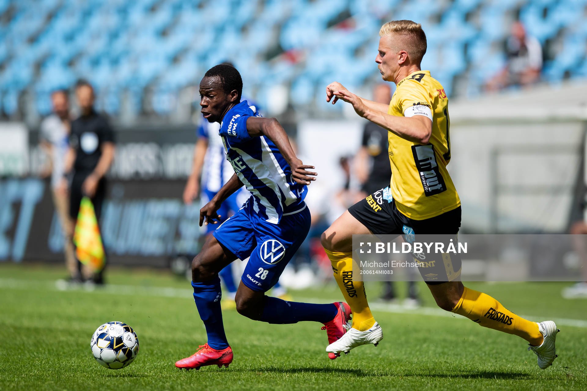 IFK Göteborgs Alhassan Yusuf och Elfsborgs Per Frick