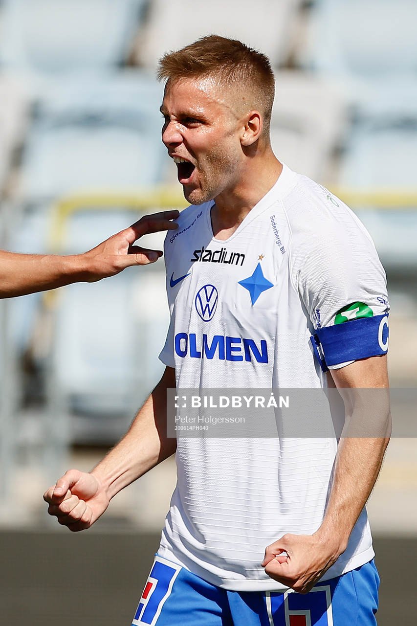 IFK Norrköpings Christoffer Nyman jublar