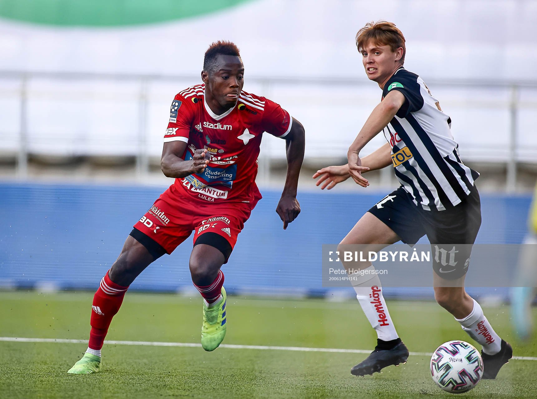 Luleås Patrick Kpozo och Sylvias Hadar Sundberg