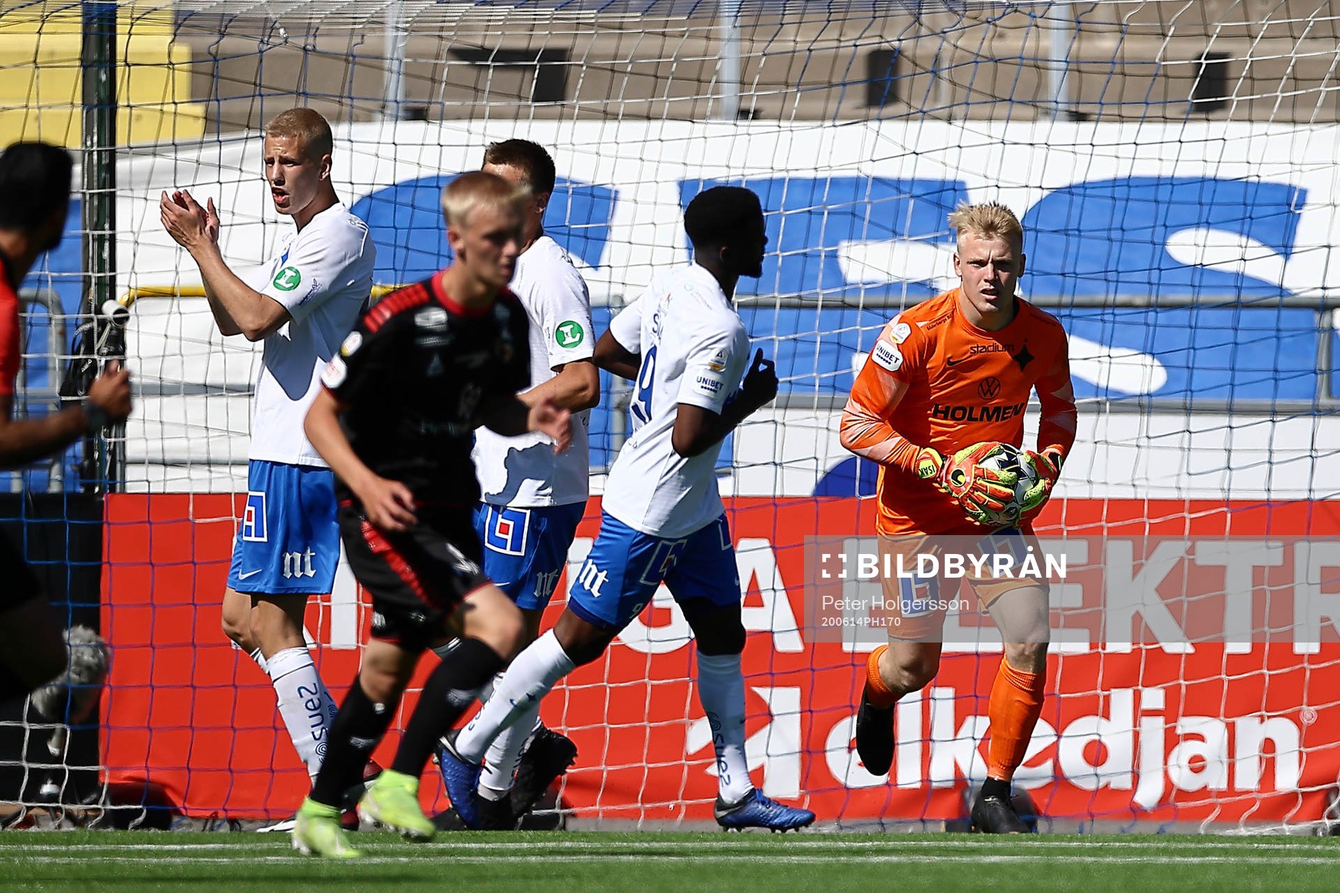 IFK Norrköpings Filip Dagerstål 0ch målvakt Isak