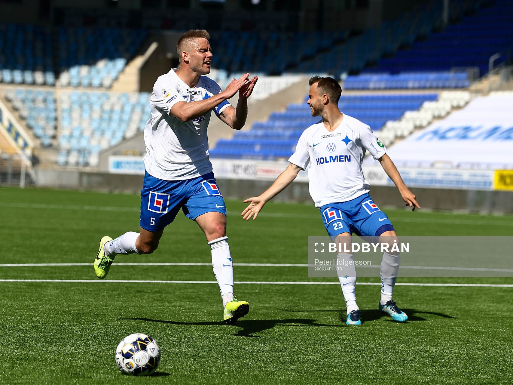 IFK Norrköpings Christoffer Nyman och Andreas Blomqvist
