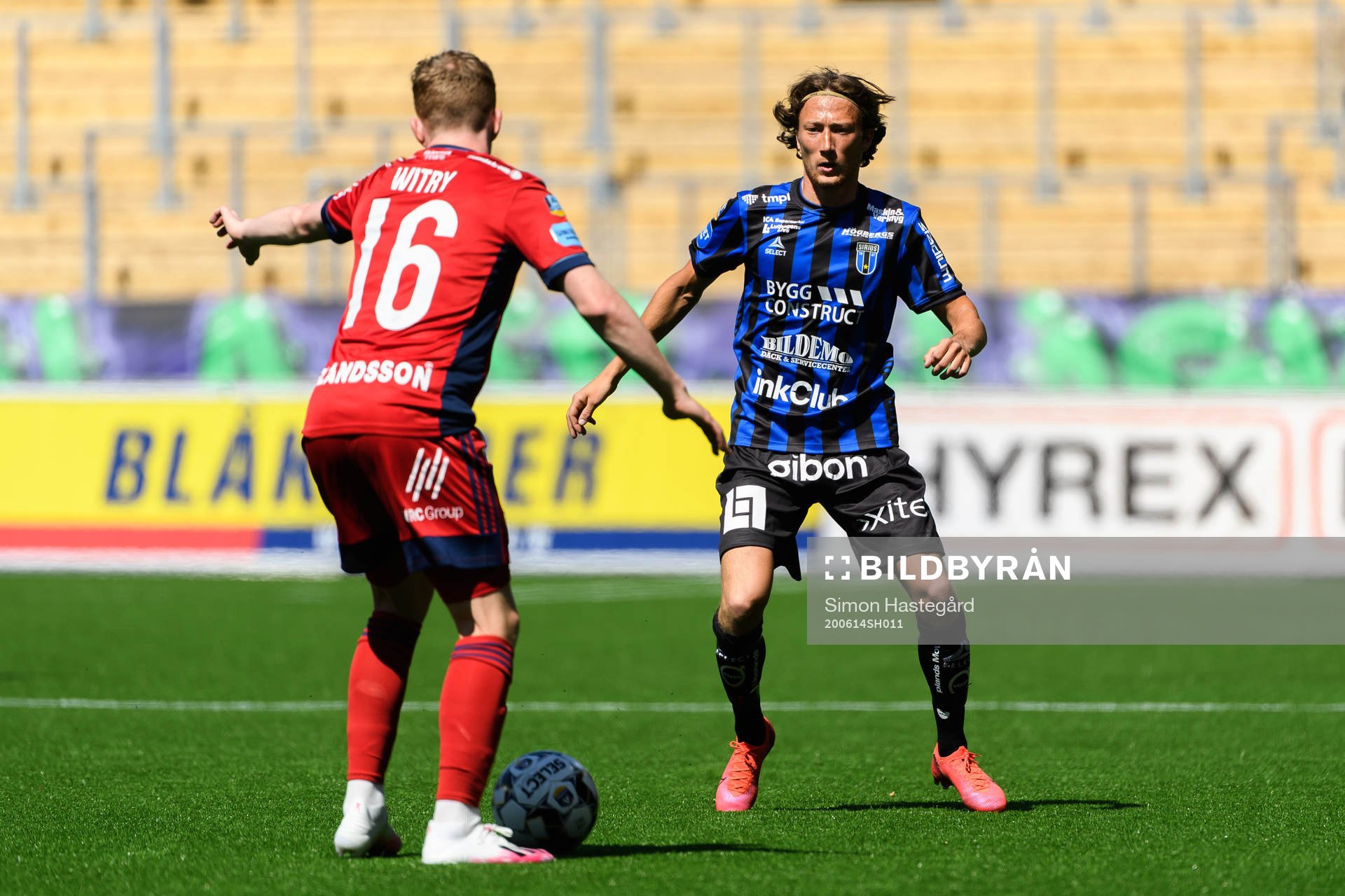 Djurgårdens Aslak Witry och Sirius Axel Björnström