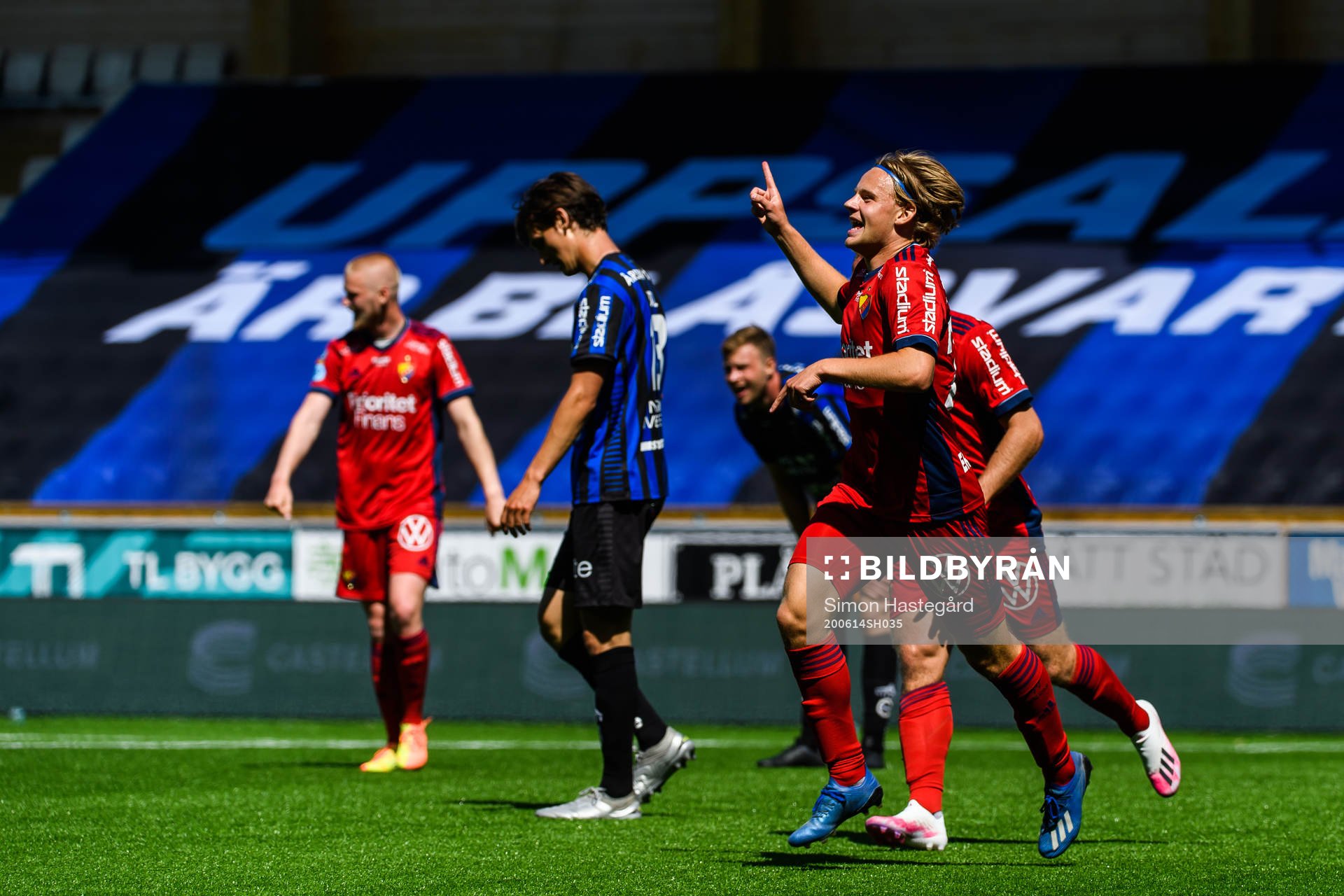 Djurgårdens Oscar Pettersson jublar