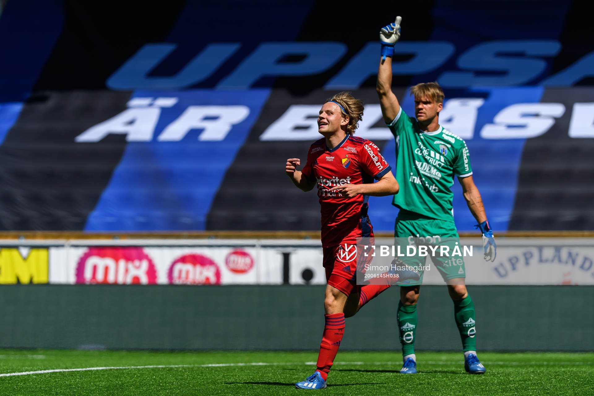 Djurgårdens Oscar Pettersson jublar