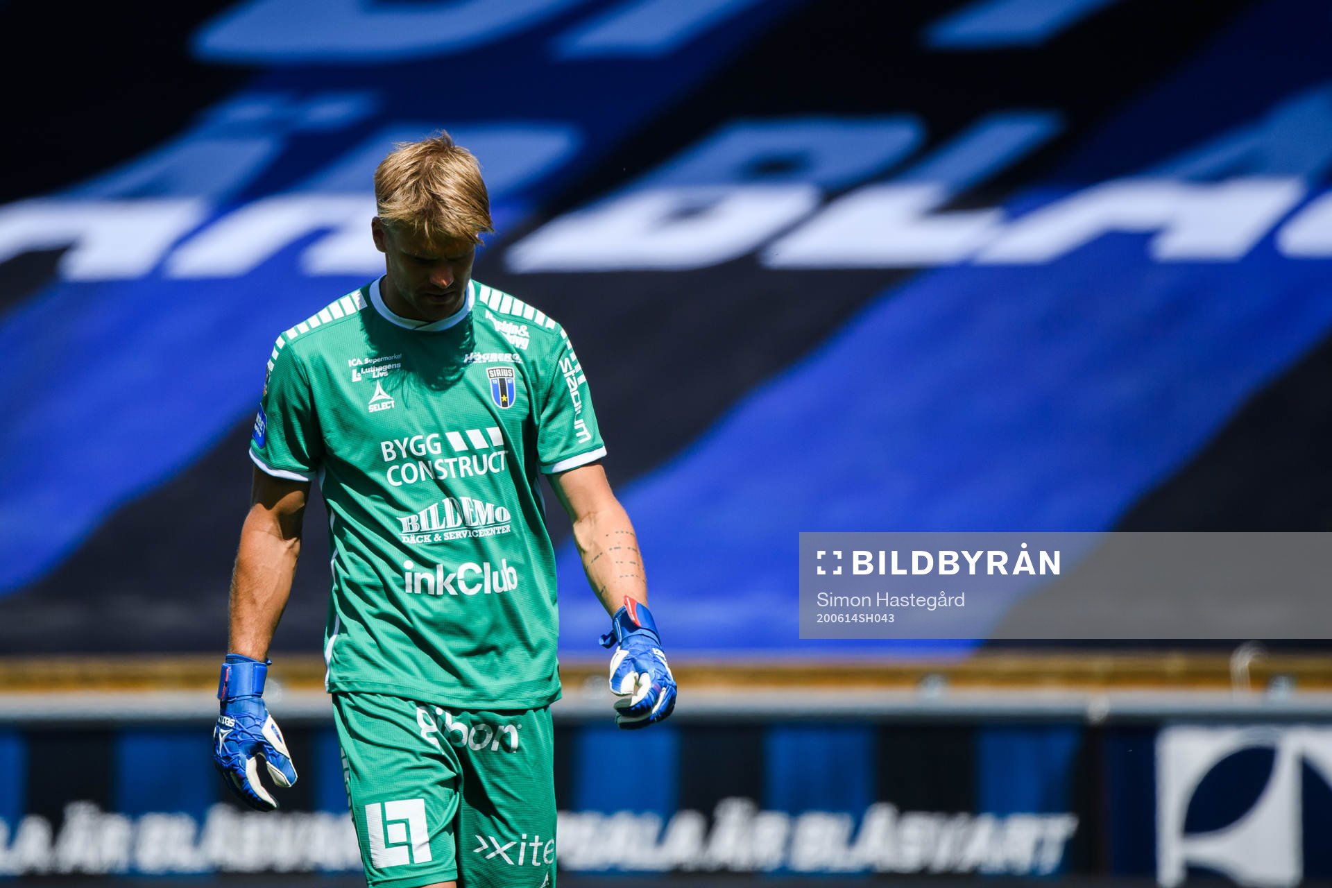 Sirius målvakt Lukas Jonsson