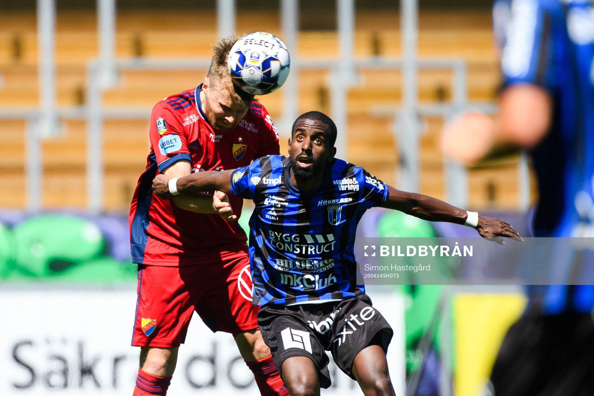 Djurgårdens Jacob Une Larsson och Sirius Mohammed Saeid