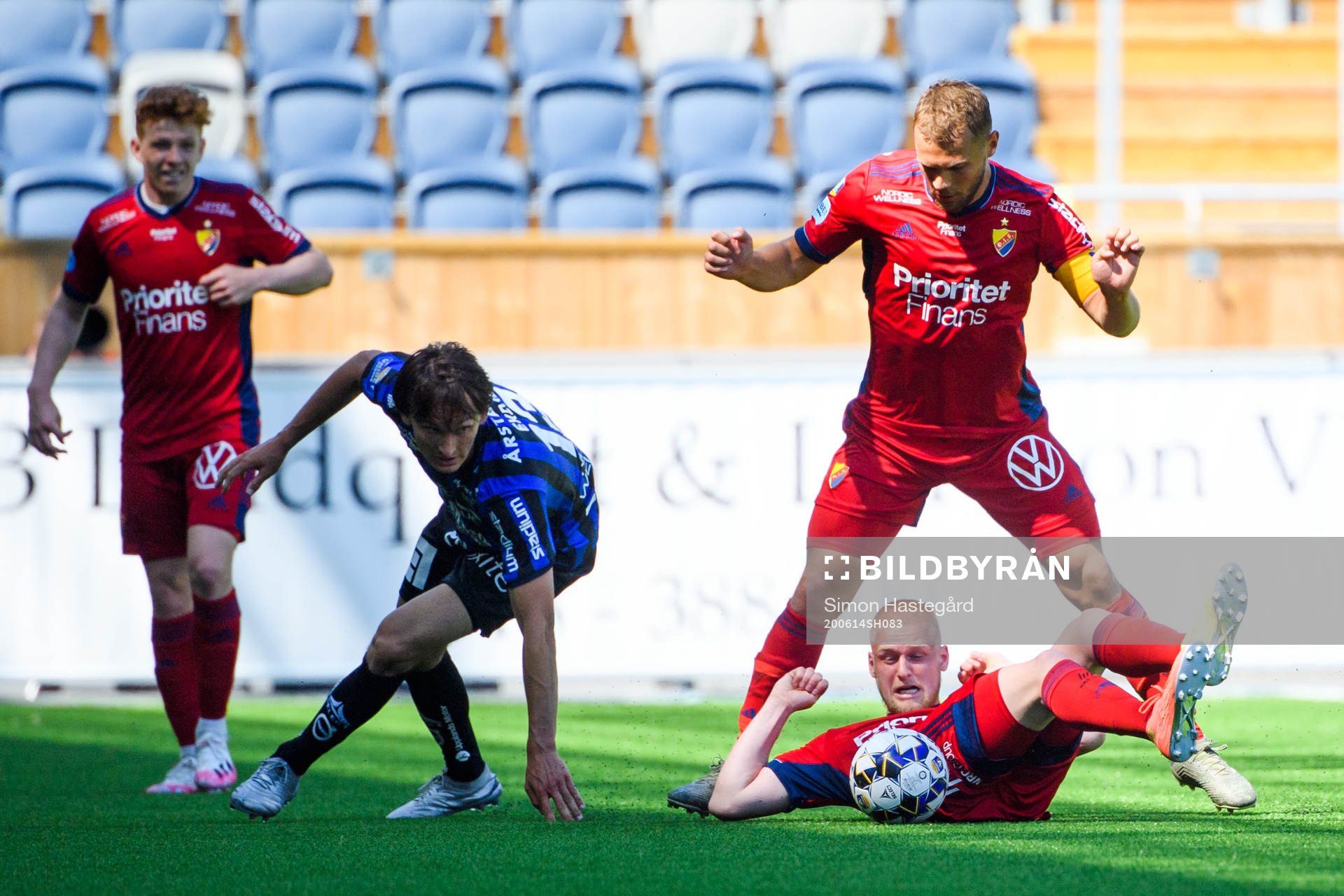 Djurgårdens Kalle Holmberg och Jesper Karlström