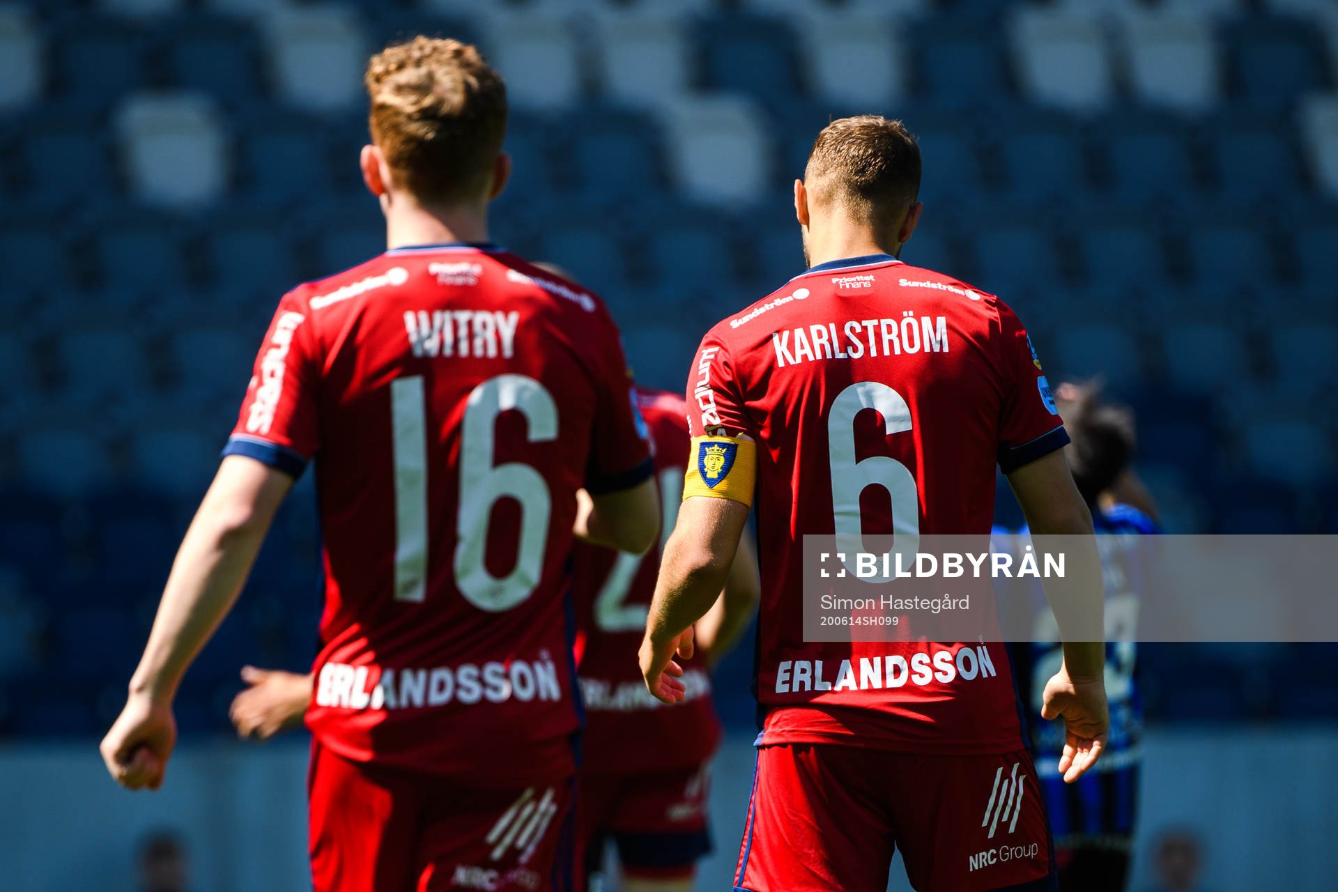 Djurgårdens Aslak Witry och Jesper Karlström