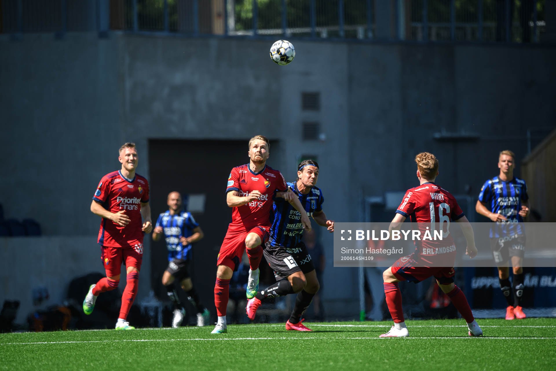 Djurgårdens Jacob Une Larsson och Sirius Stefano Vecchia