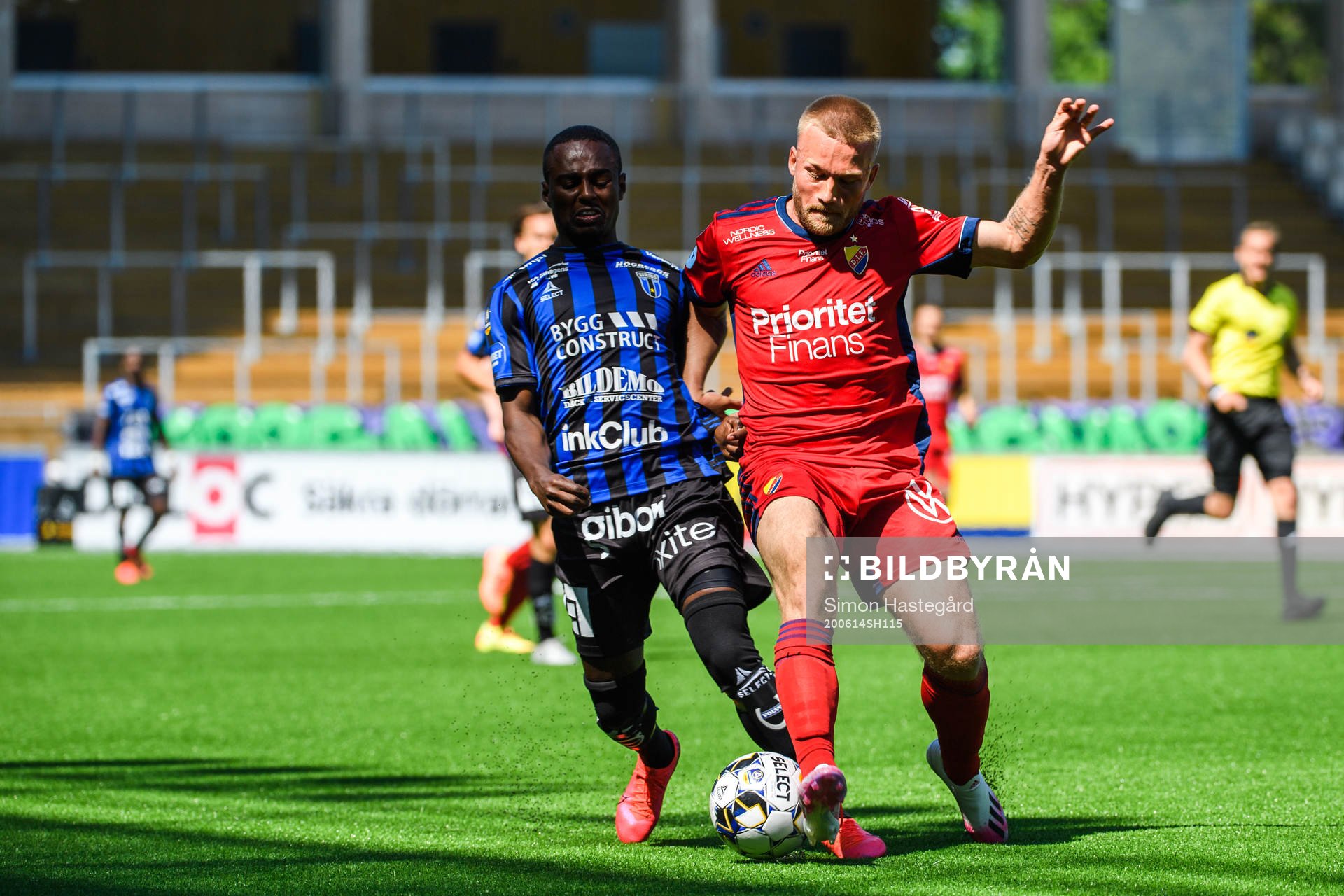 Sirius Nahom Girmai Netabay och Djurgårdens Nicklas