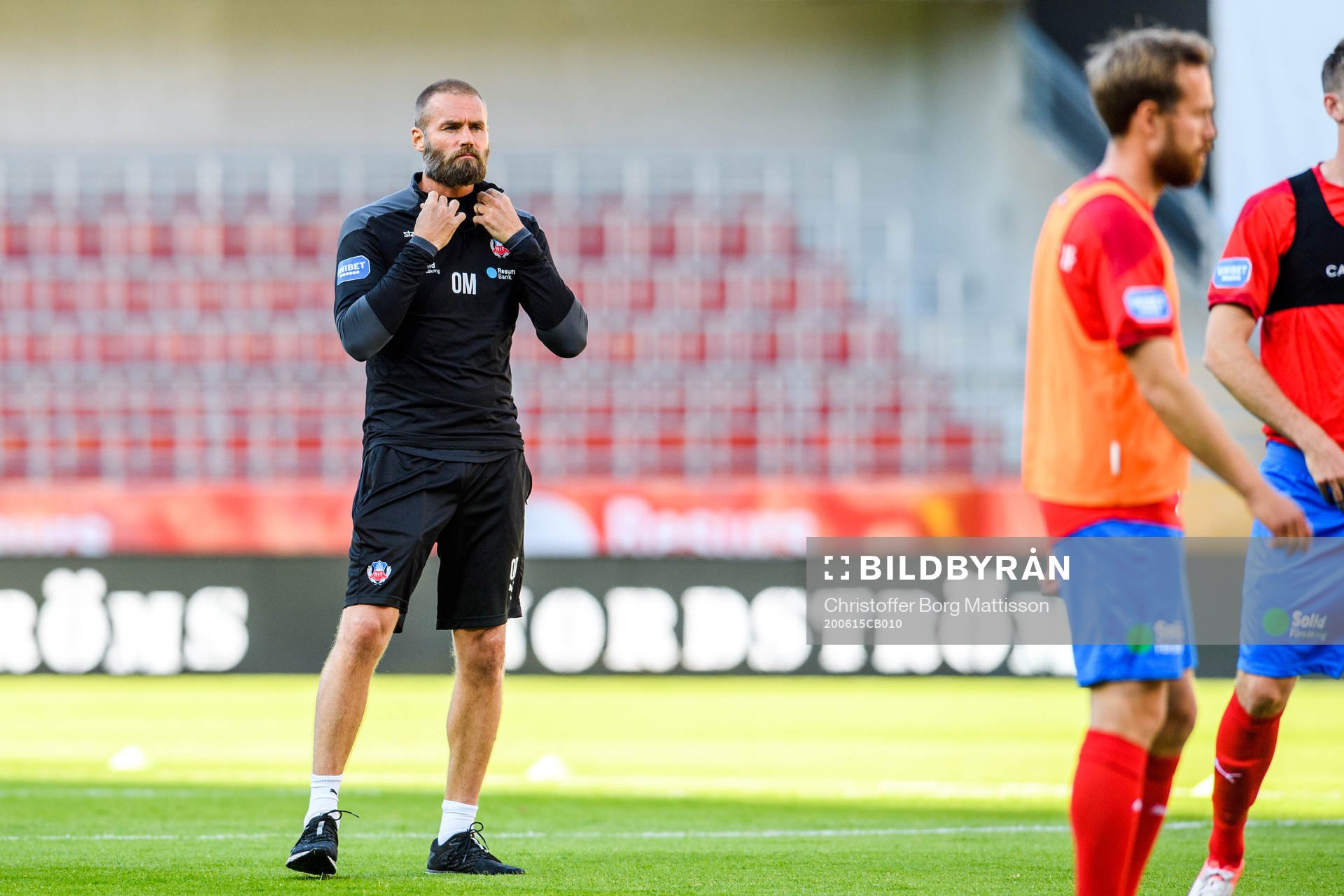 Helsingborgs tränare Olof Mellberg