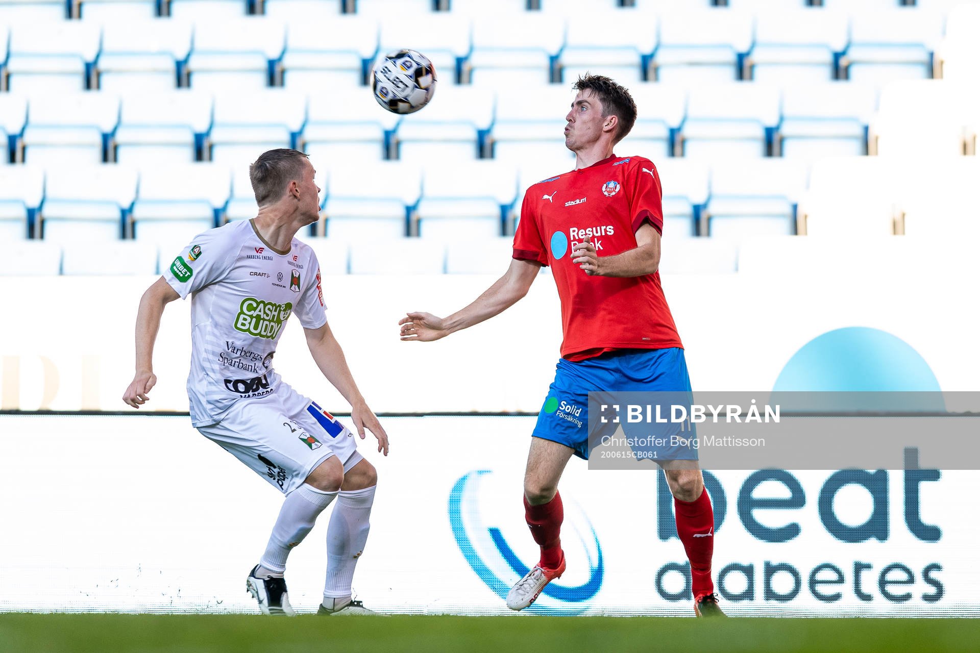 Varbergs Anton Liljenbäck och Helsingborgs Adam Eriksson