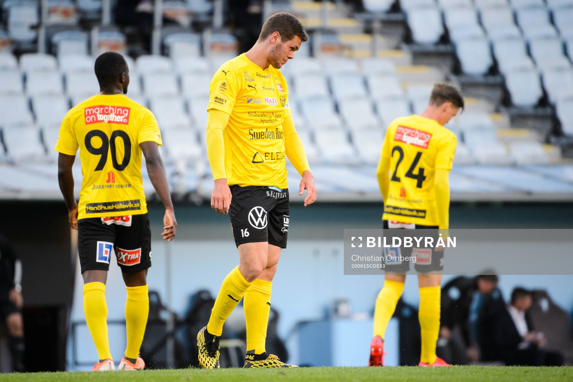 Mjällbys Jacob Bergström deppar