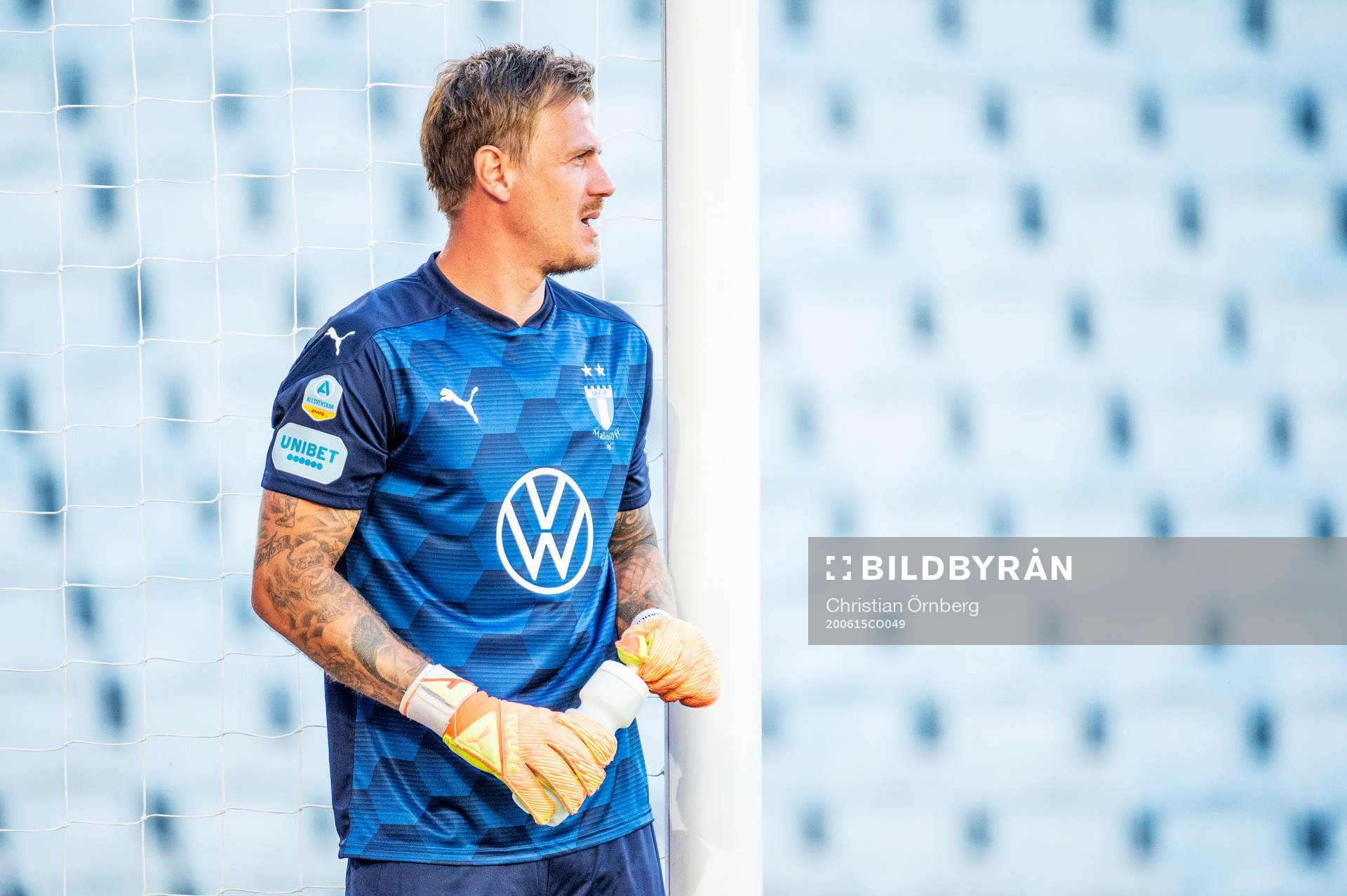 Malmö FFs målvakt Johan Dahlin