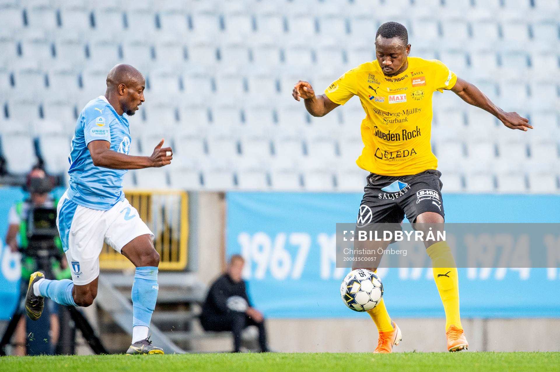 Malmö FFs Fouad Bachirou mot Moses Ogbu