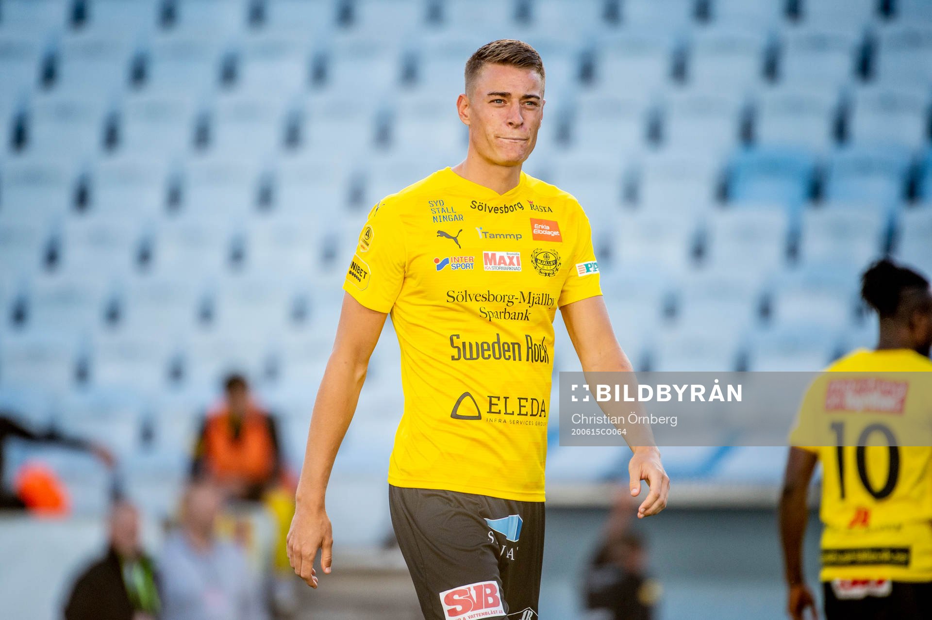 Mjällbys Jesper Löfgren deppar