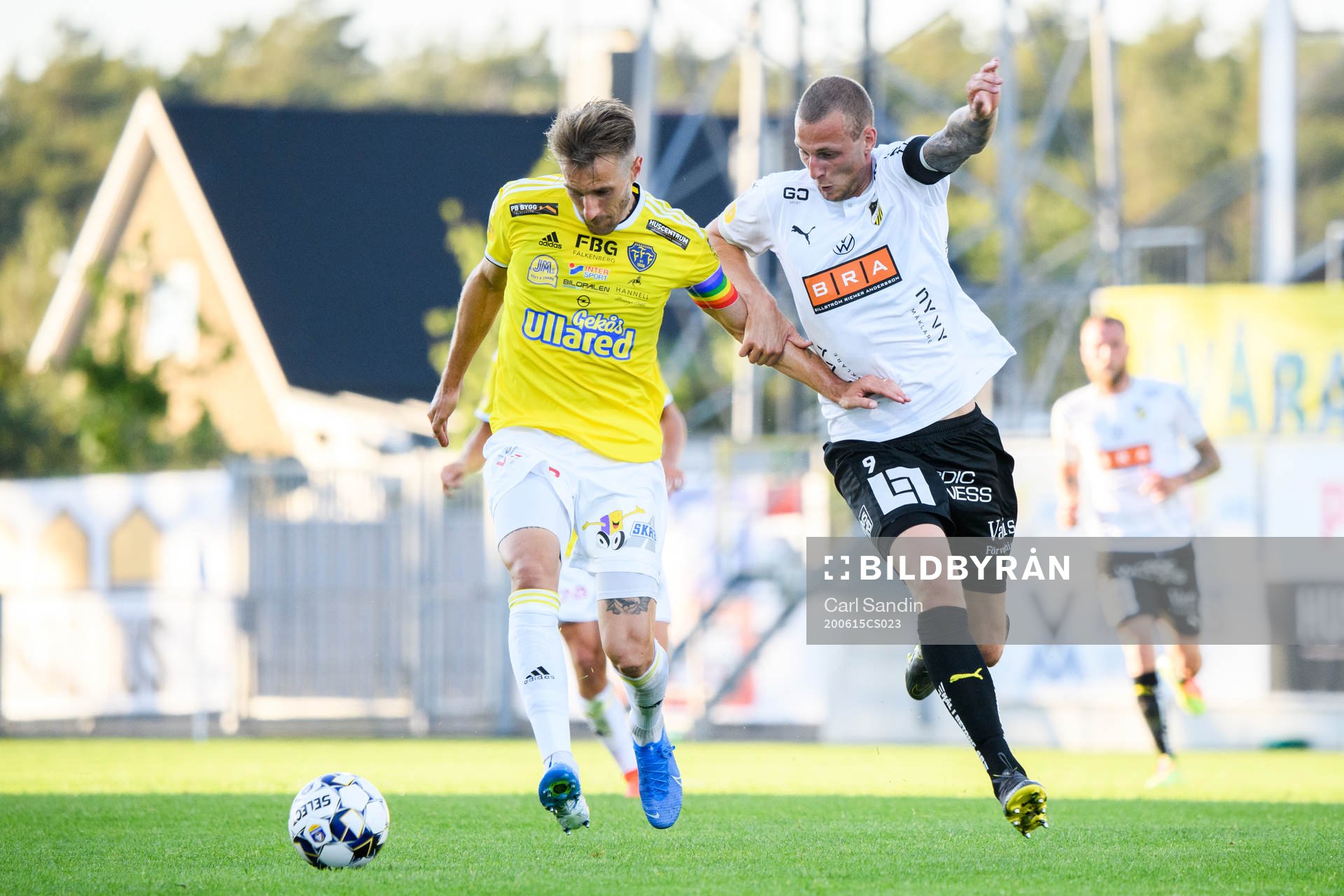 Falkenbergs Tobias Karlsson och Häckens Gustaf Nilsson