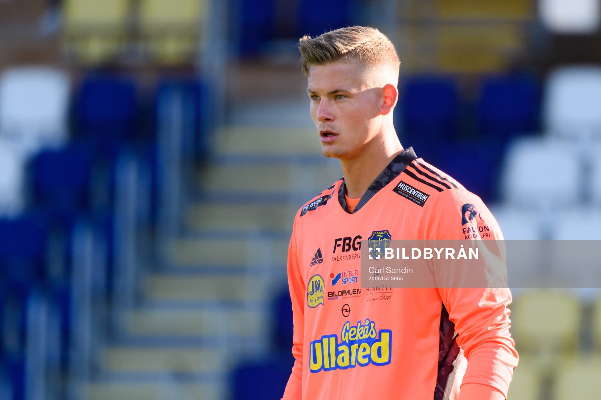 Falkenbergs målvakt Johan Brattberg