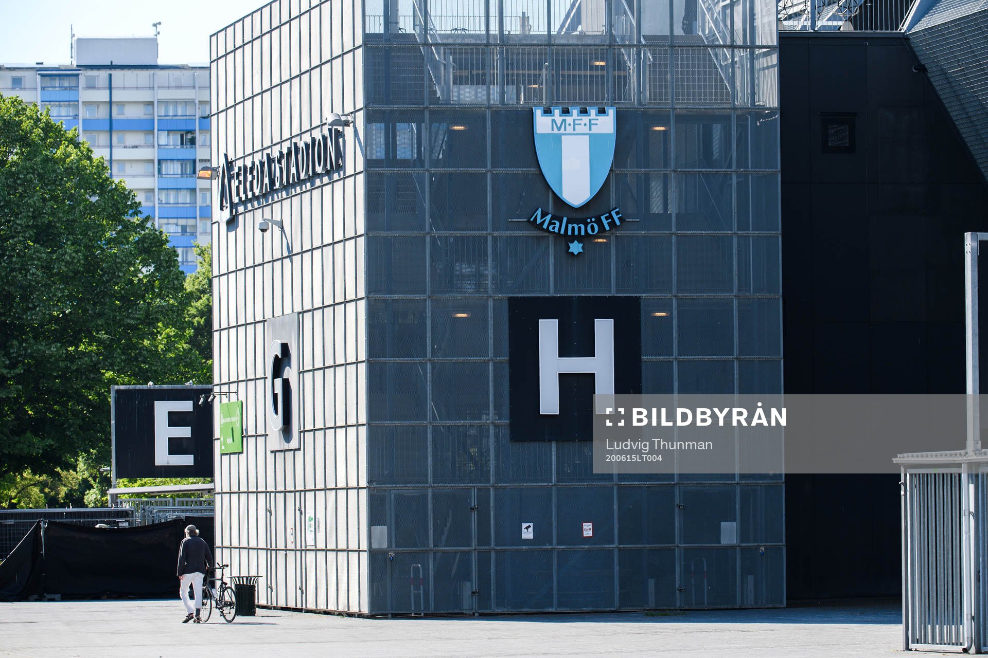Exteriörbild utanför Eleda Stadion