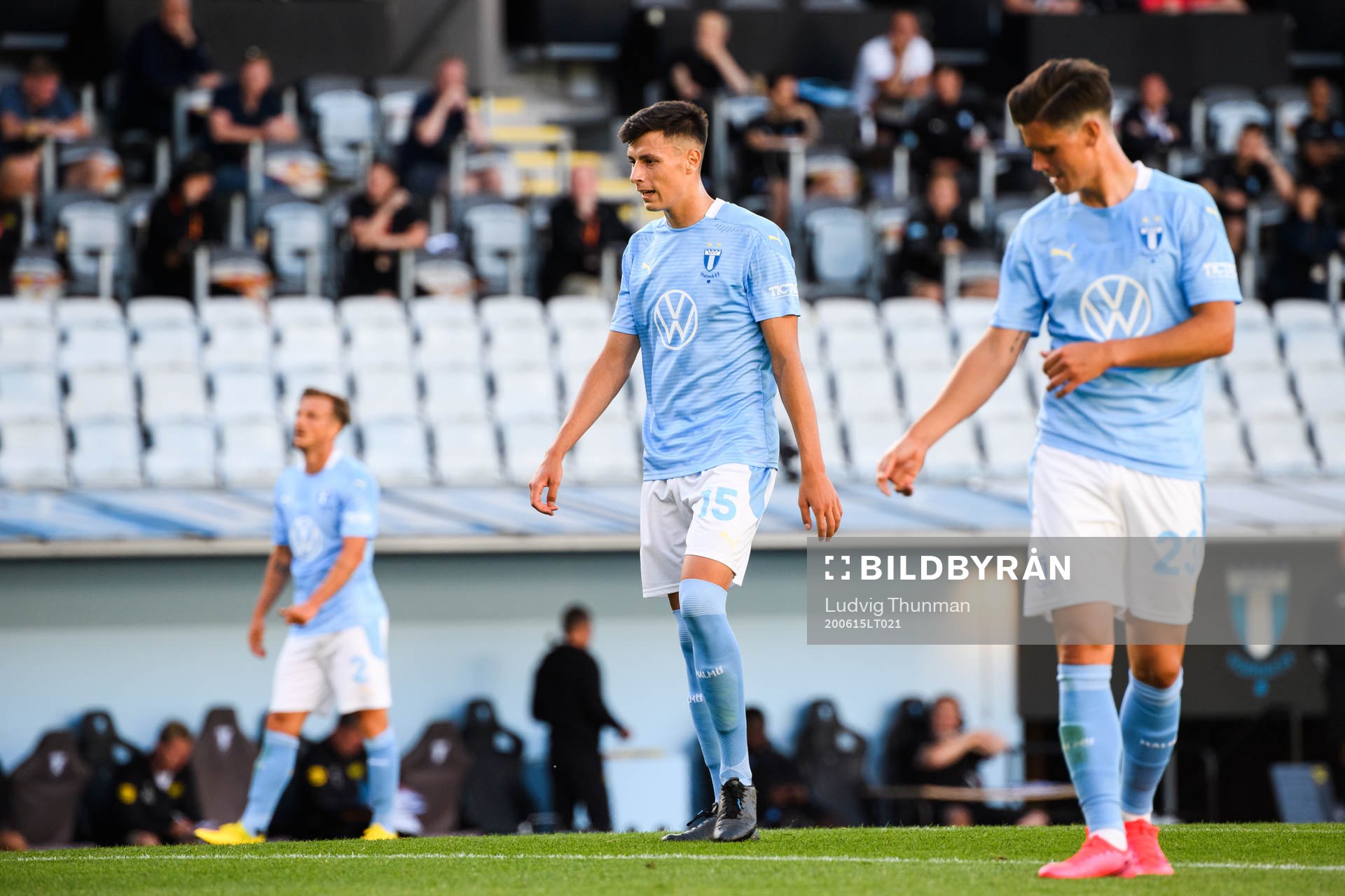 Malmö FFs Anel Ahmedhodzic och Marcus Antonsson deppar