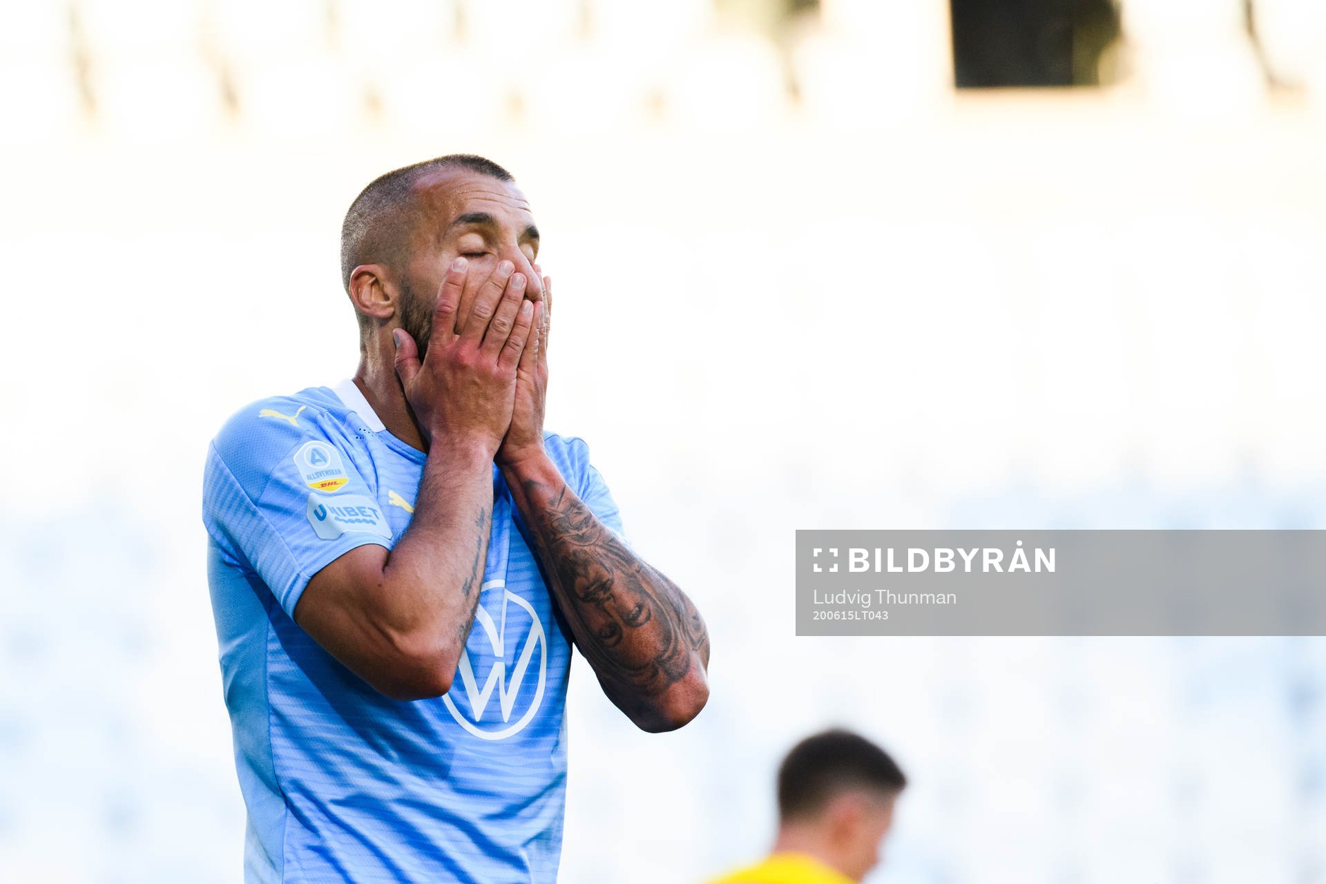Malmö FFs Guillermo Molins deppar
