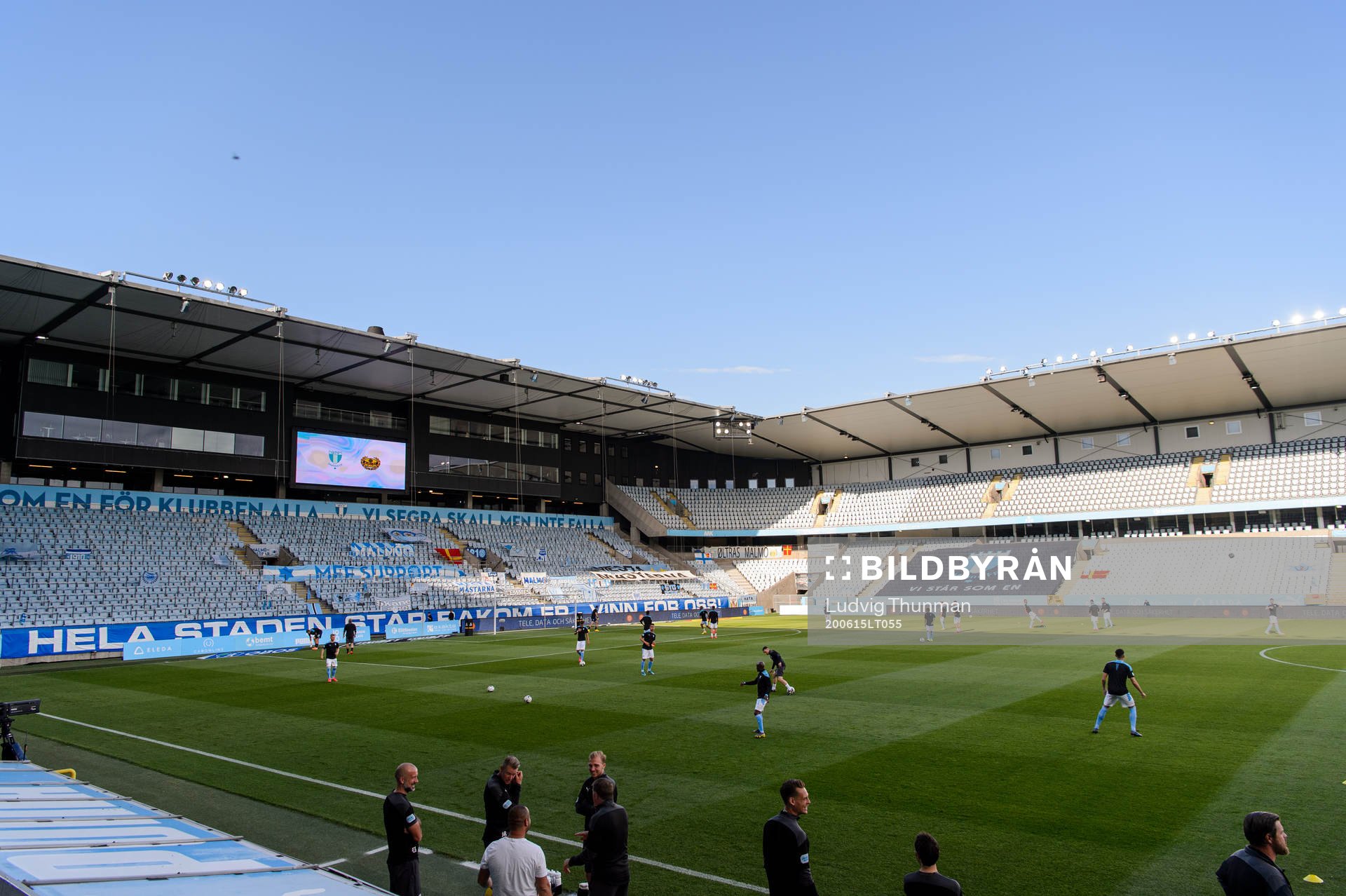 Översiktsbild över Eleda stadion