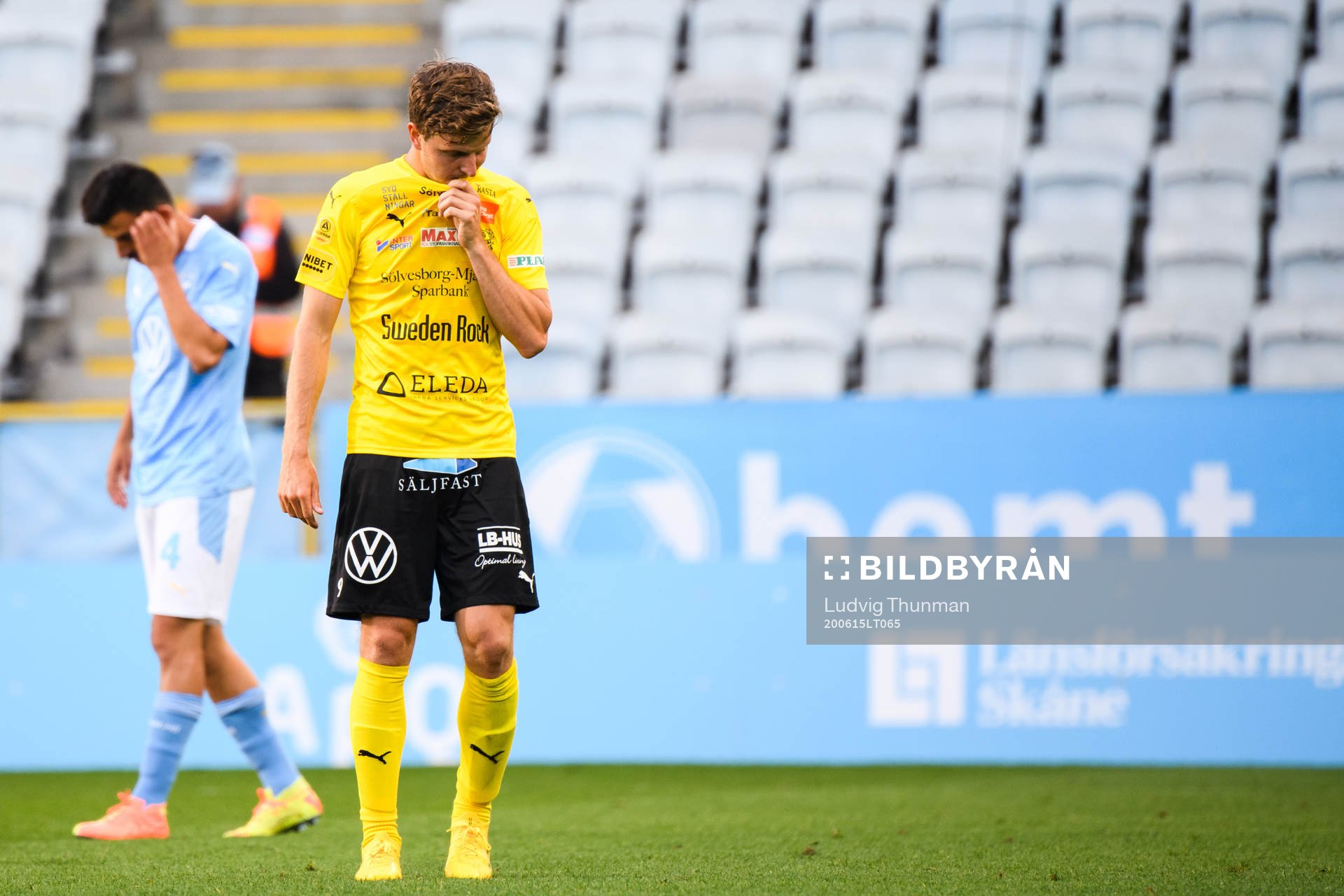 Mjällbys Joel Nilsson deppar