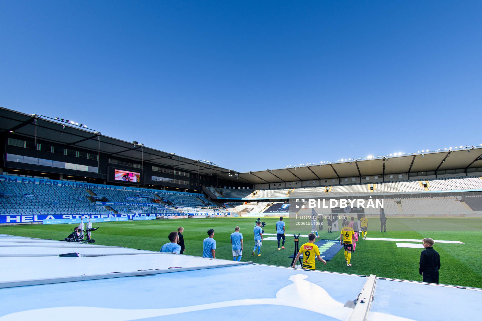 Översiktsbild över Eleda Stadion
