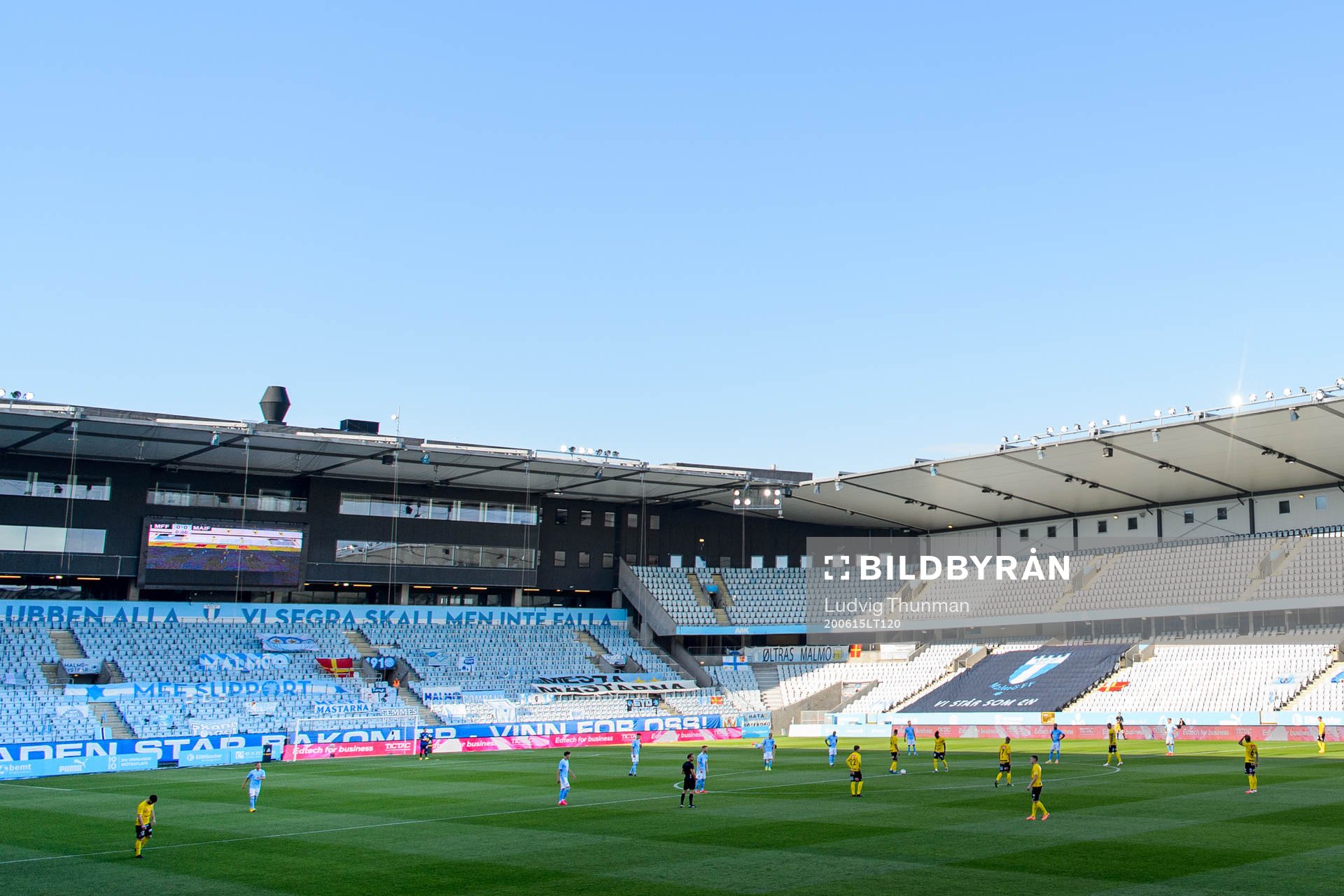 Översiktsbild över Eleda stadion