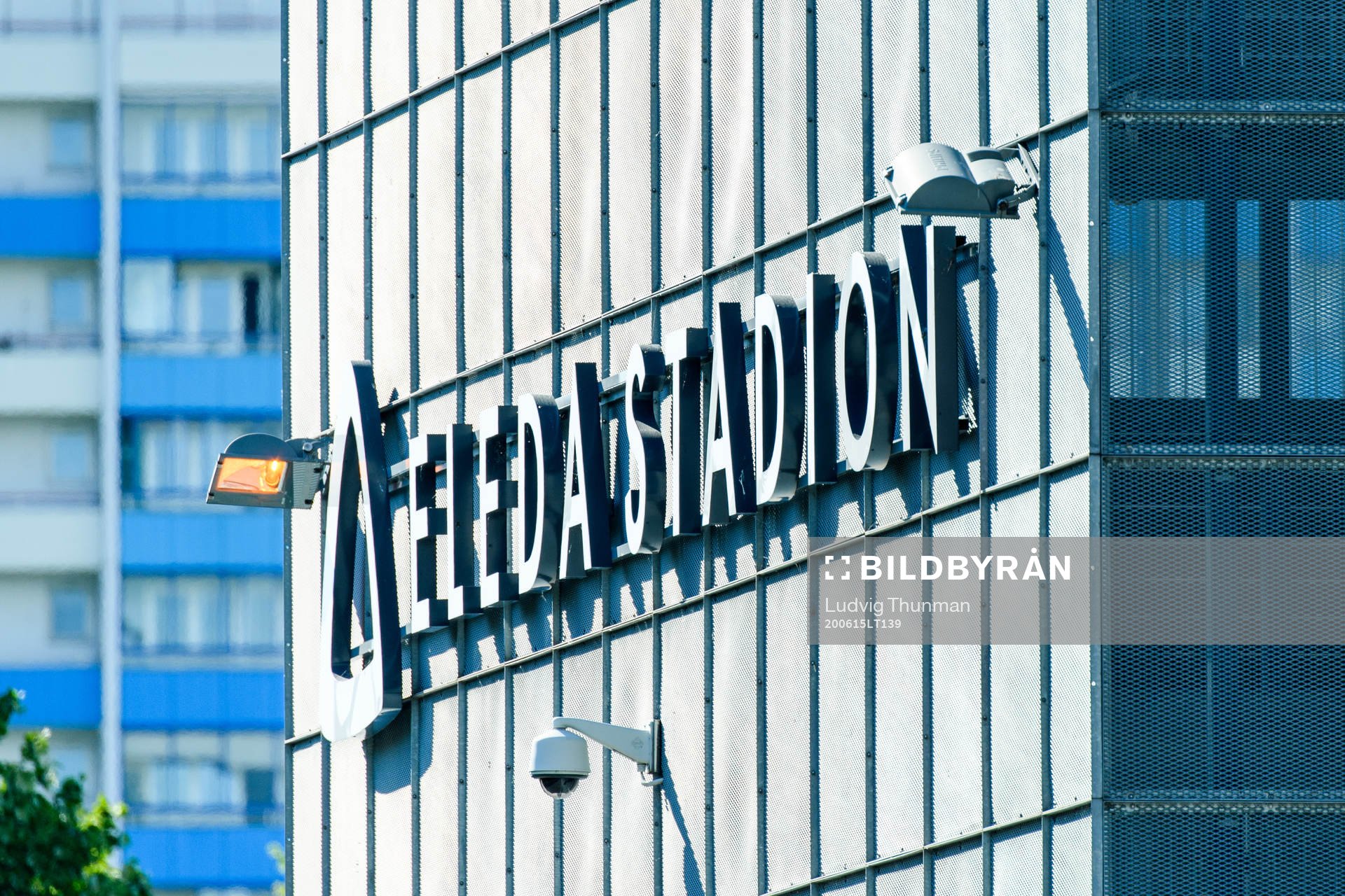 Exteriör över Eleda Stadion