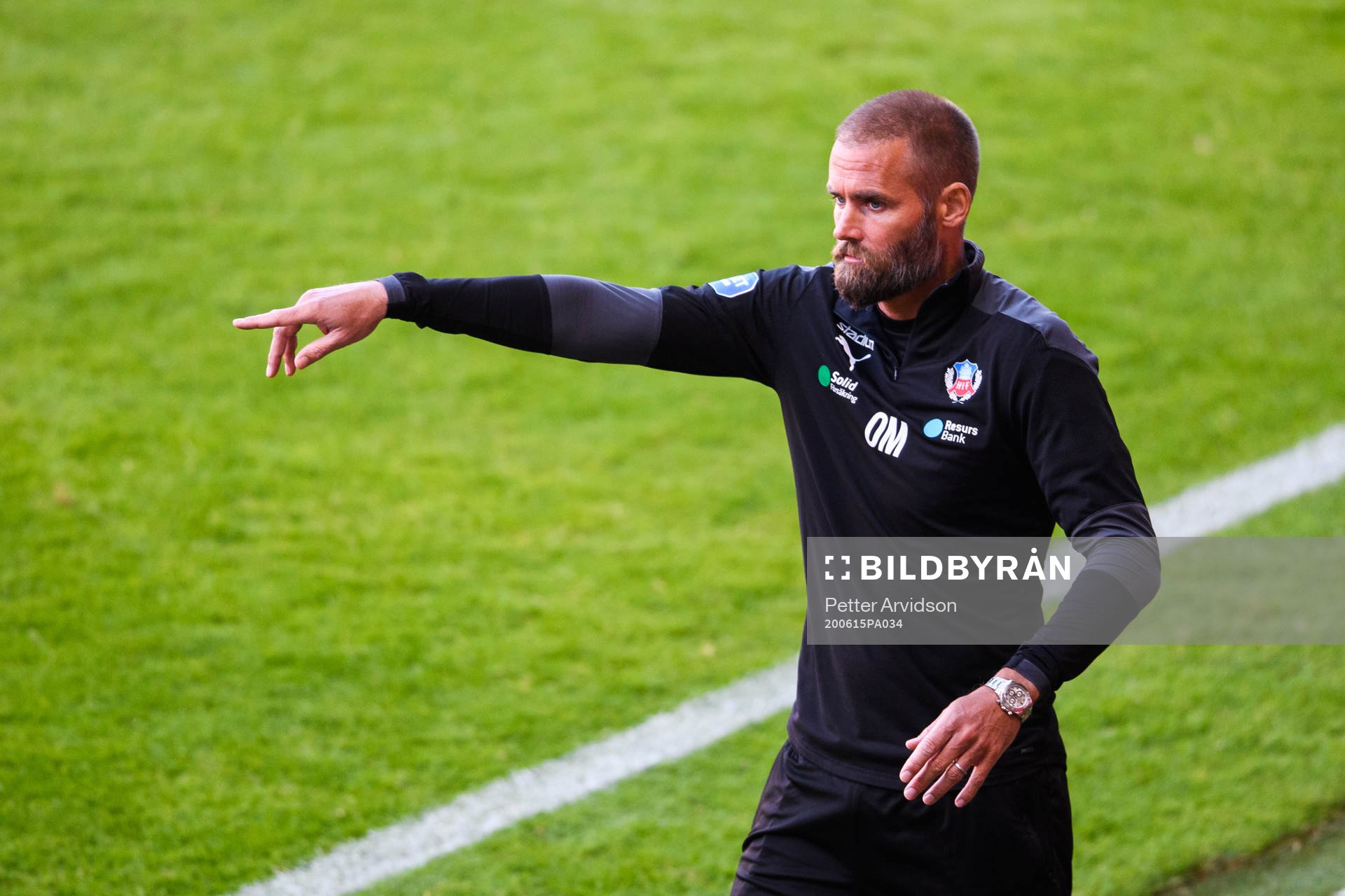Helsingborgs tränare Olof Mellberg