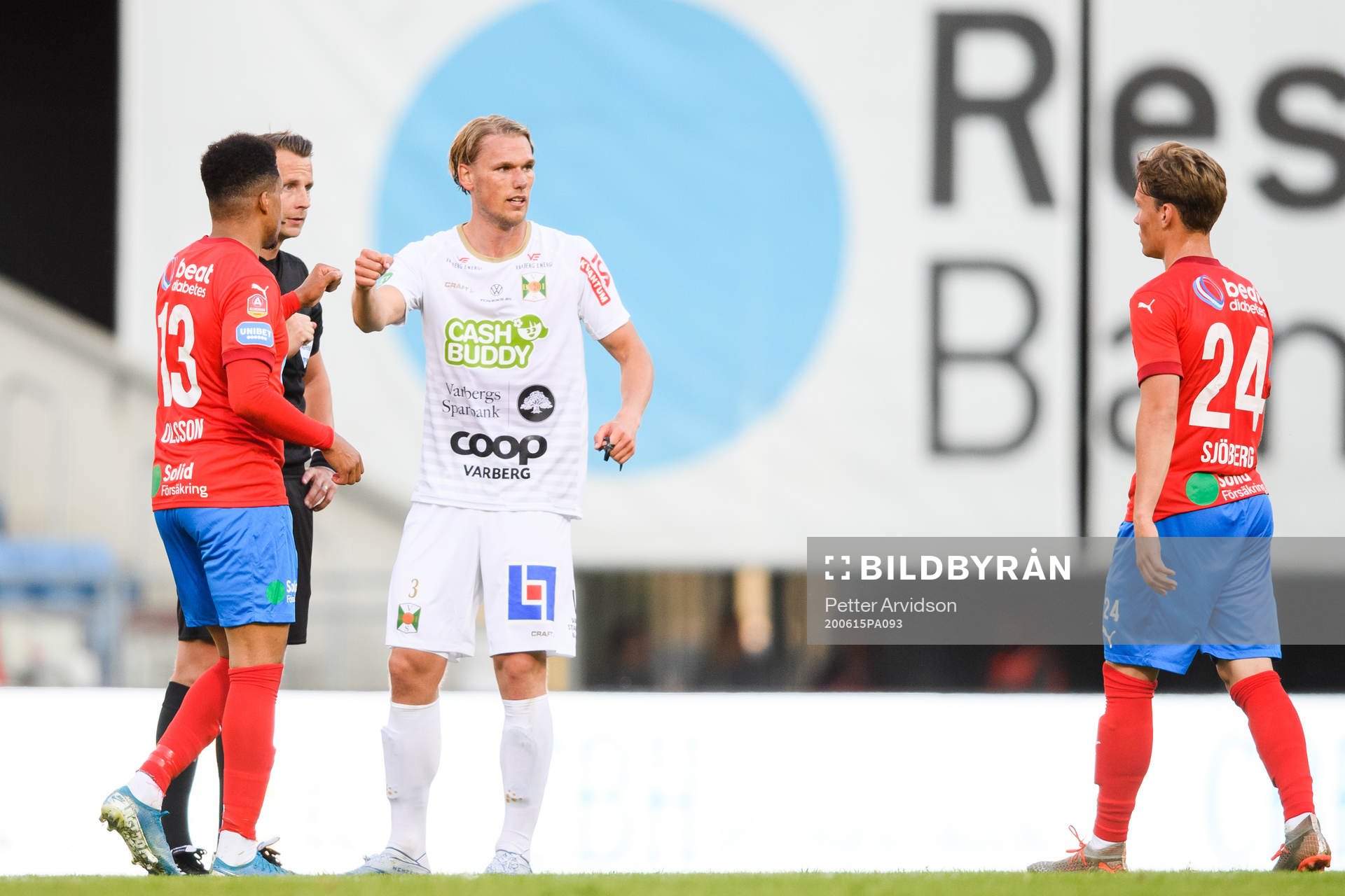 Varbergs Hampus Zachrisson och Helsingborgs Martin Olsson
