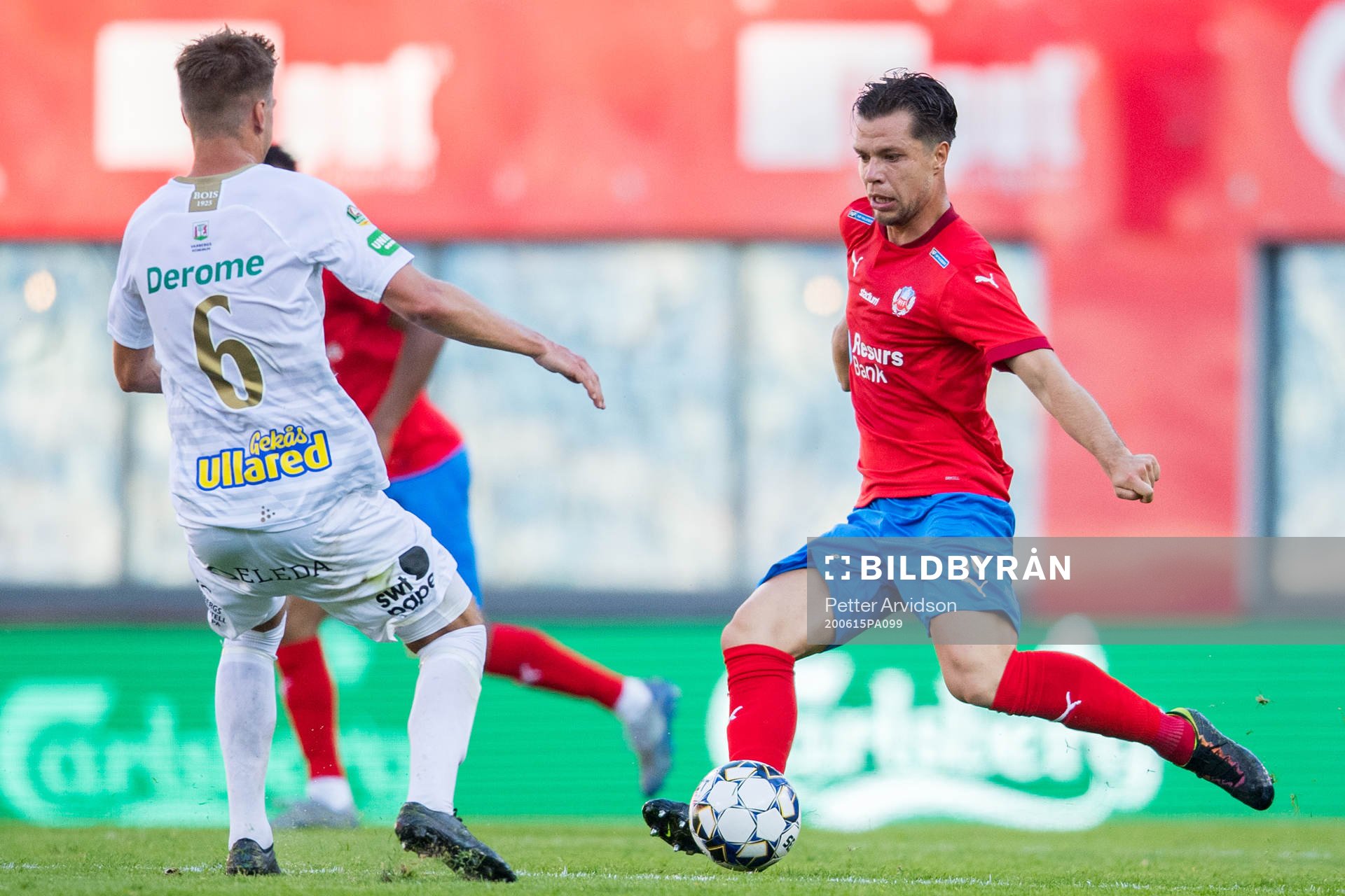 Helsingborgs Erik Figueroa och Varbergs Albin Winbo