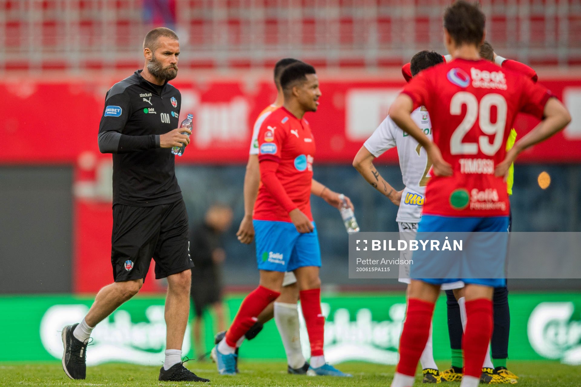 Helsingborgs tränare Olof Mellberg