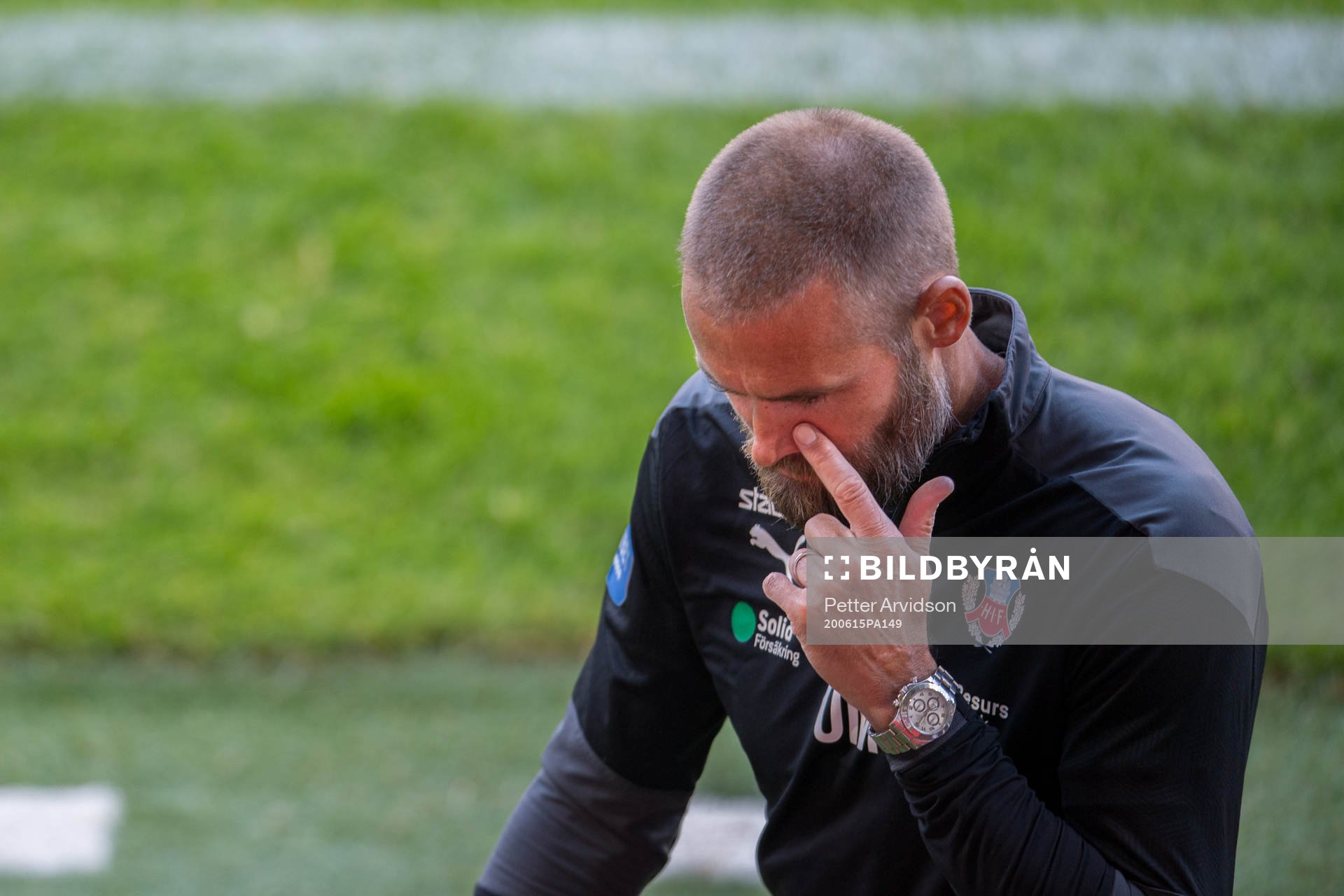 Helsingborgs tränare Olof Mellberg