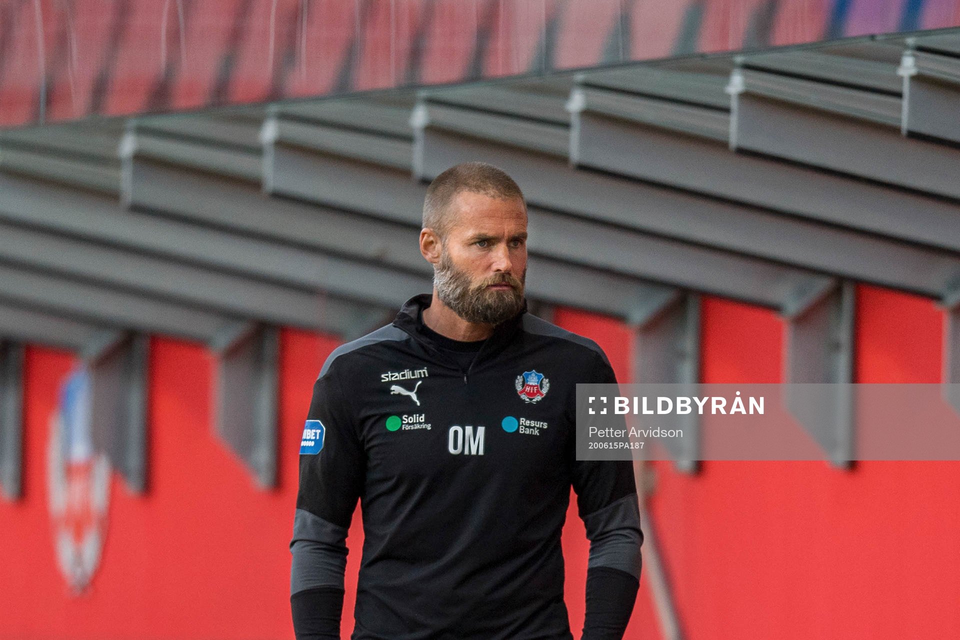Helsingborgs tränare Olof Mellberg
