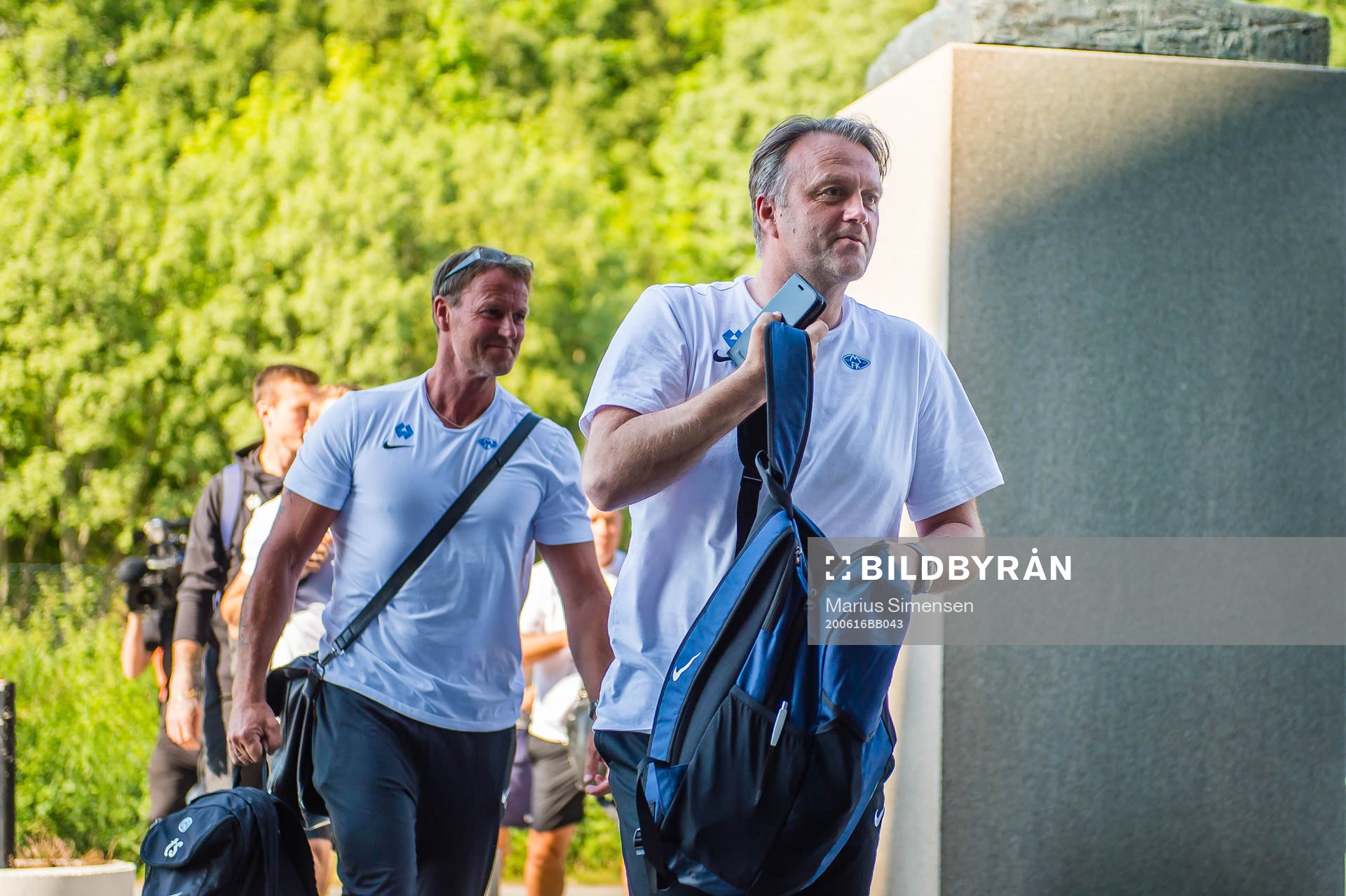 Erling Moe, head coach of Molde, arrives