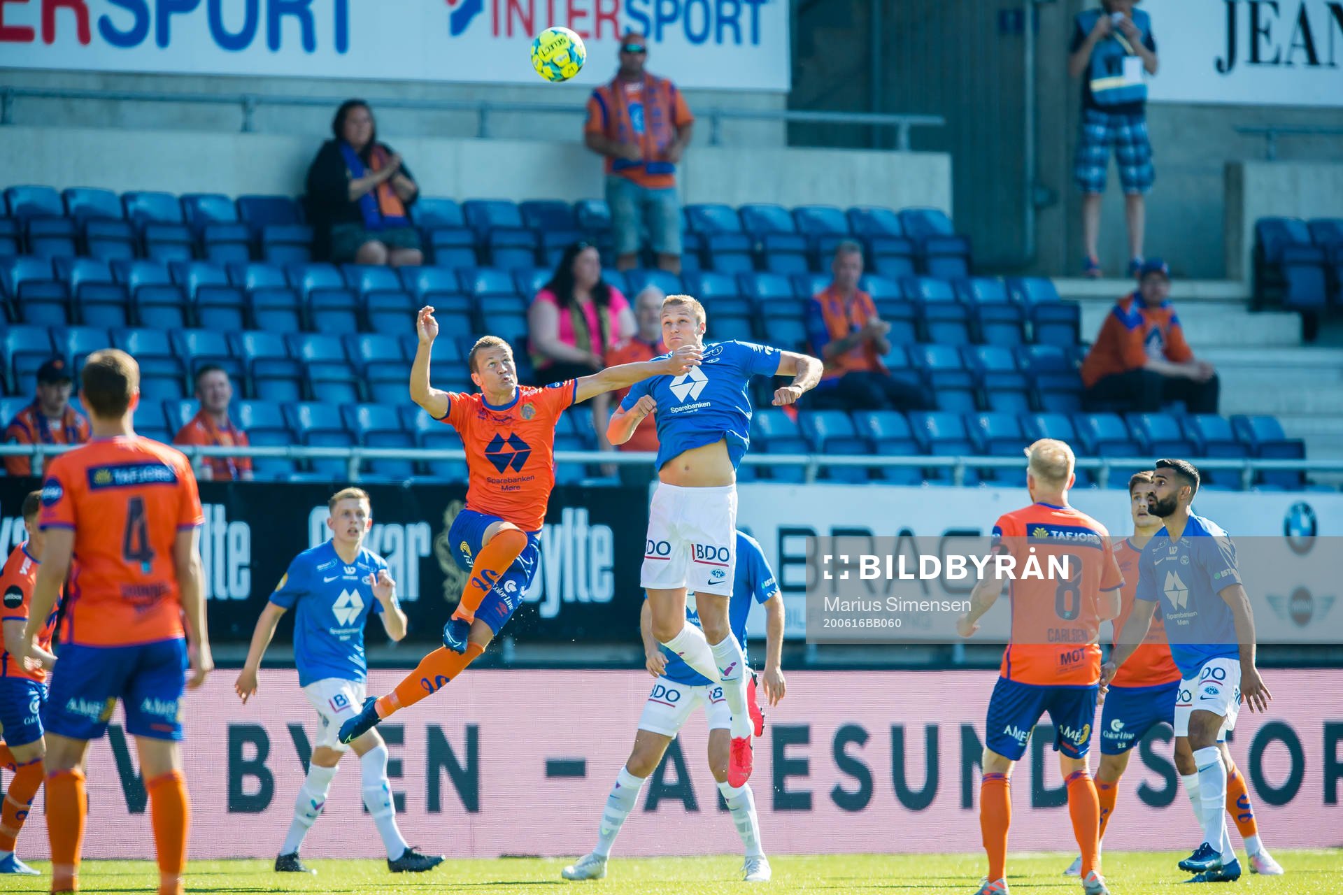 Ståle Stålinho Sæthre of Aalesund and Stian Rode