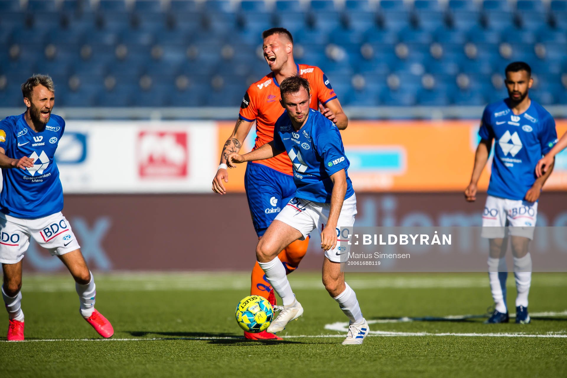Holmbert Aron Briem Fridjonsson of Aalesund and Fredrik