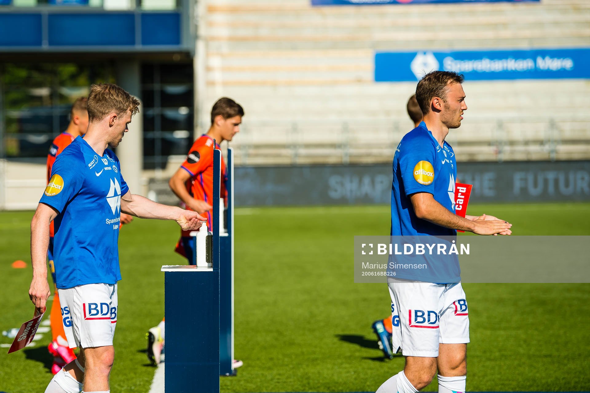 Erling Knudtzon and Fredrik Aursnes of Molde