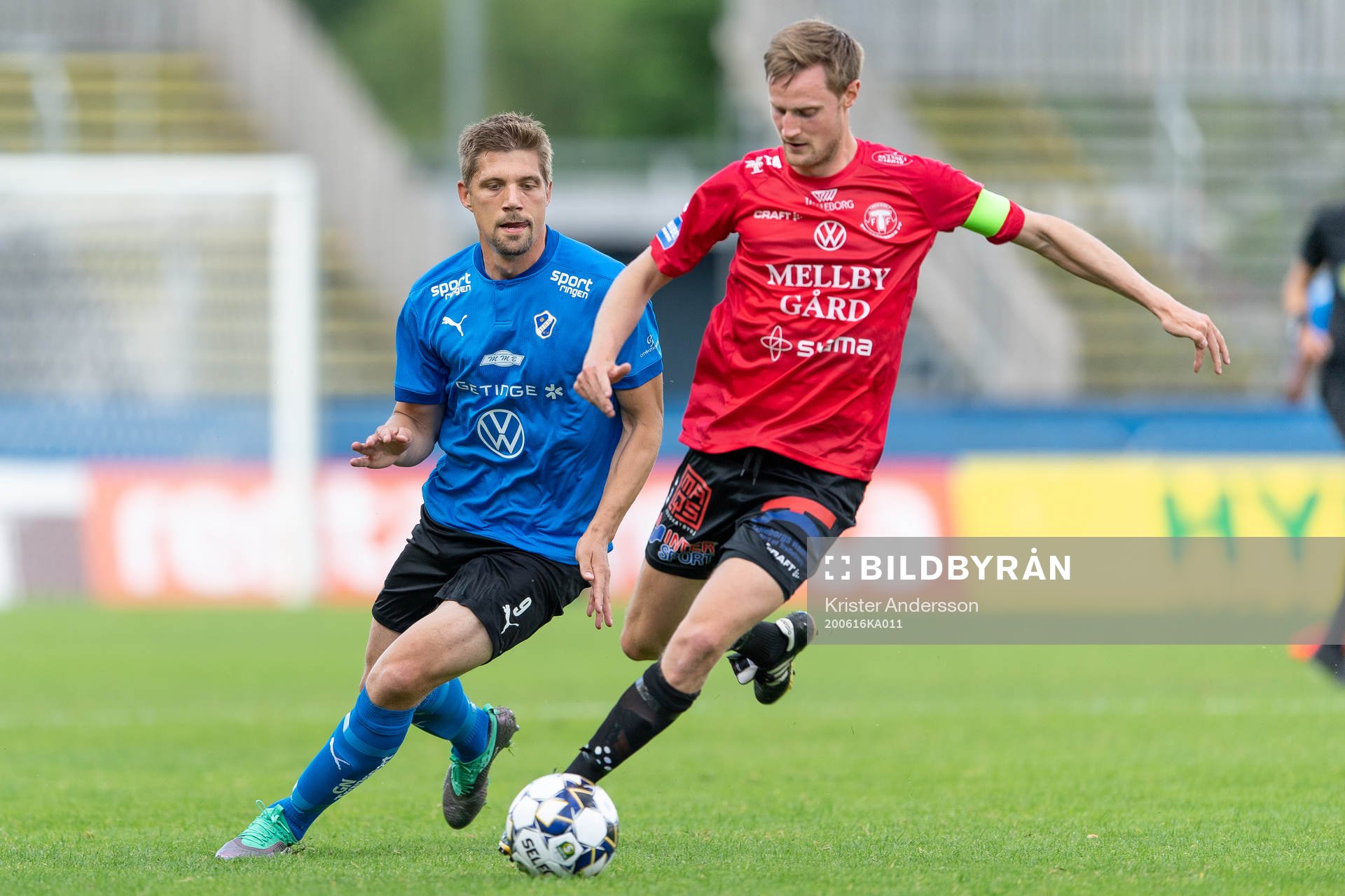 Halmstads Mikael Boman och Trelleborgs Anton Tideman