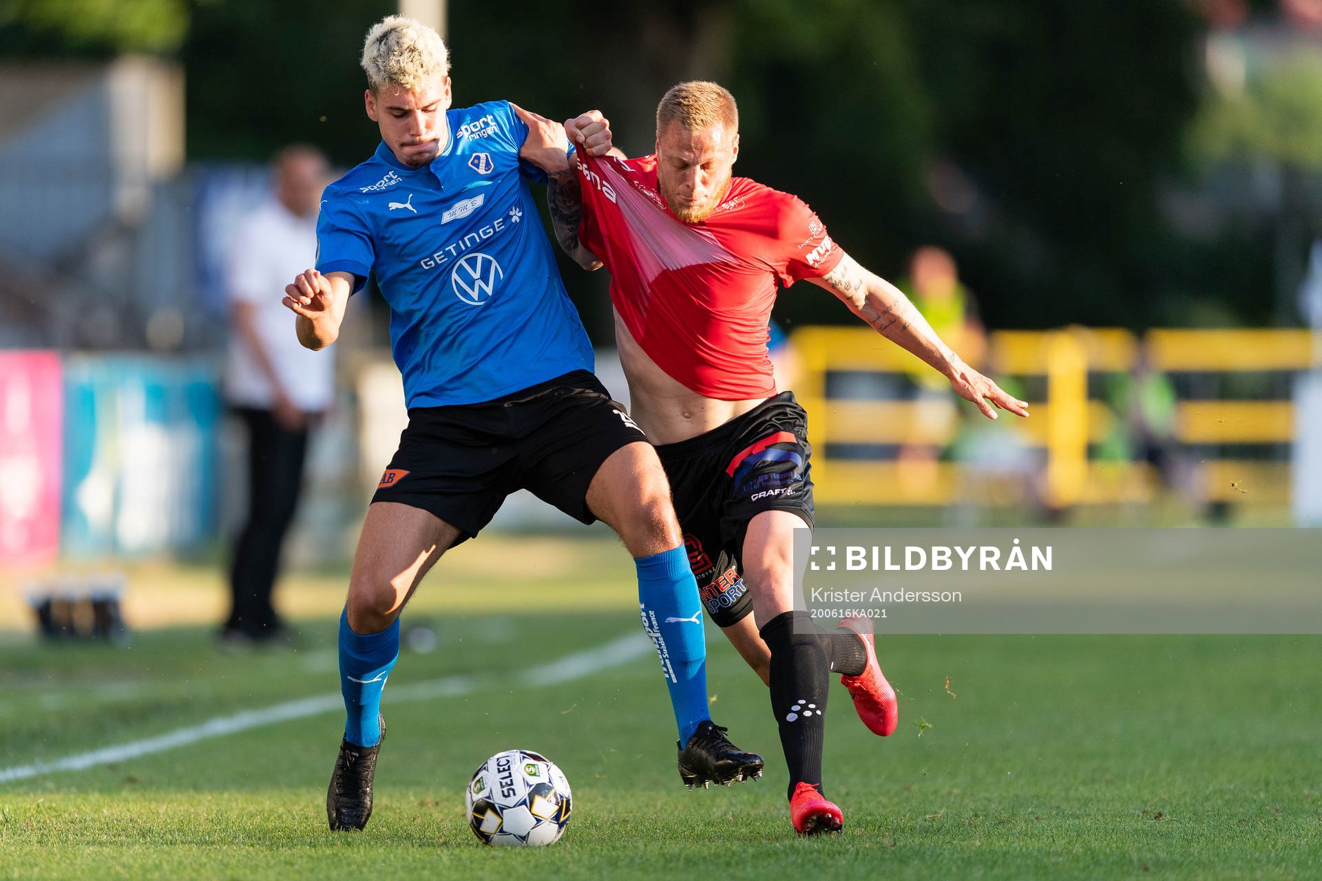 Halmstads Edvin Kurtulus och Trelleborgs Mattias Håkansson