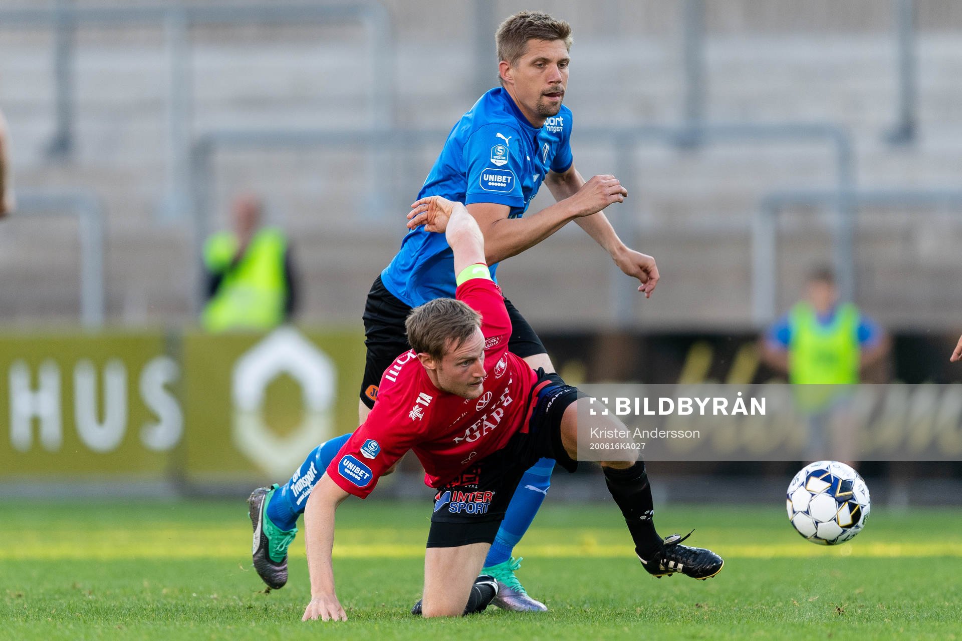 Halmstads Mikael Boman och Trelleborgs Anton Tideman
